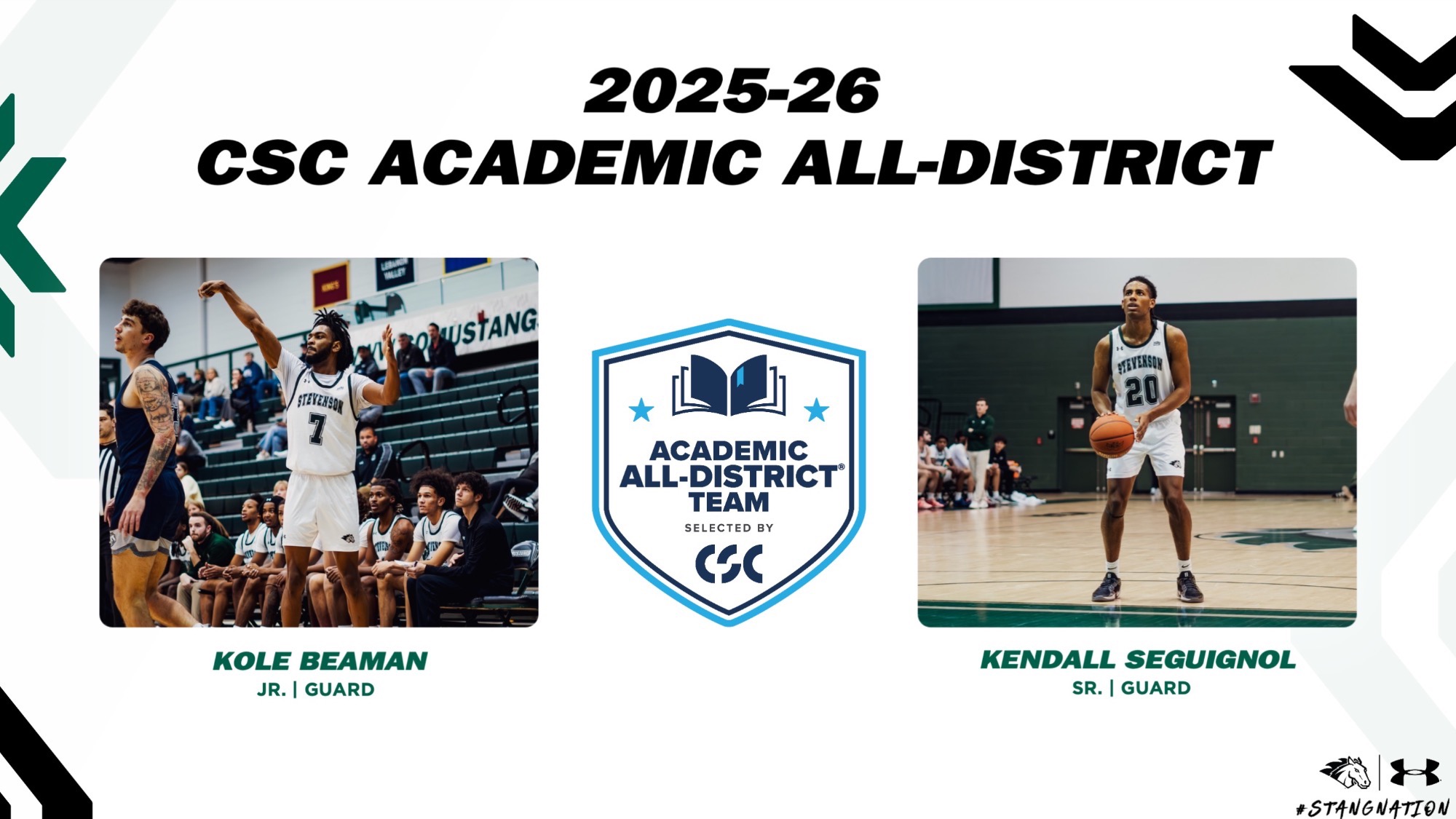 CSC Academic All-District Men's Basketball 2025-26