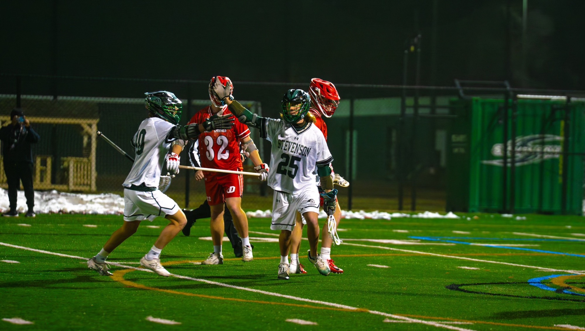 Gossen post-goal celebration