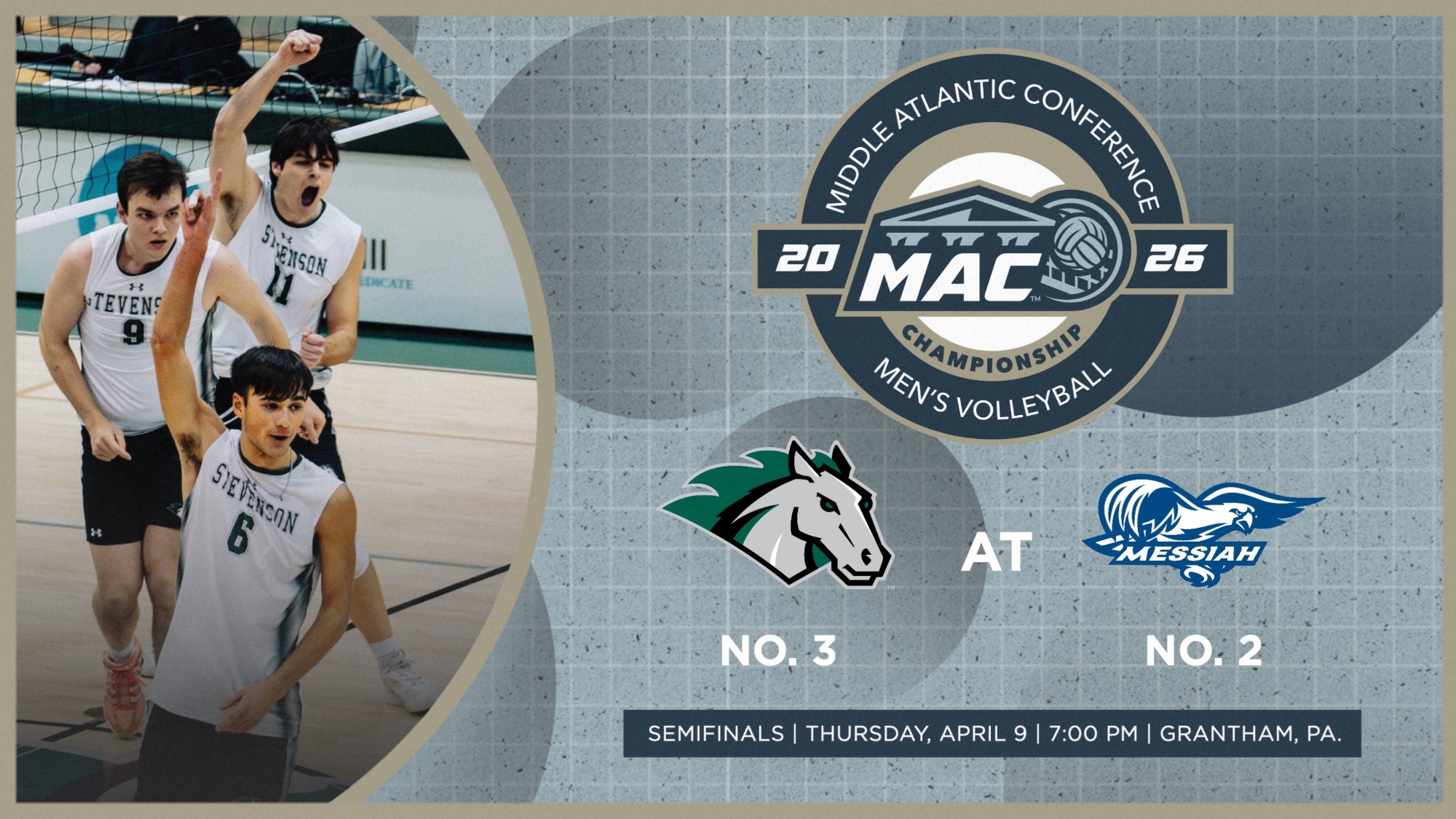 Men's Volleyball: Semifinal Preview Graphic