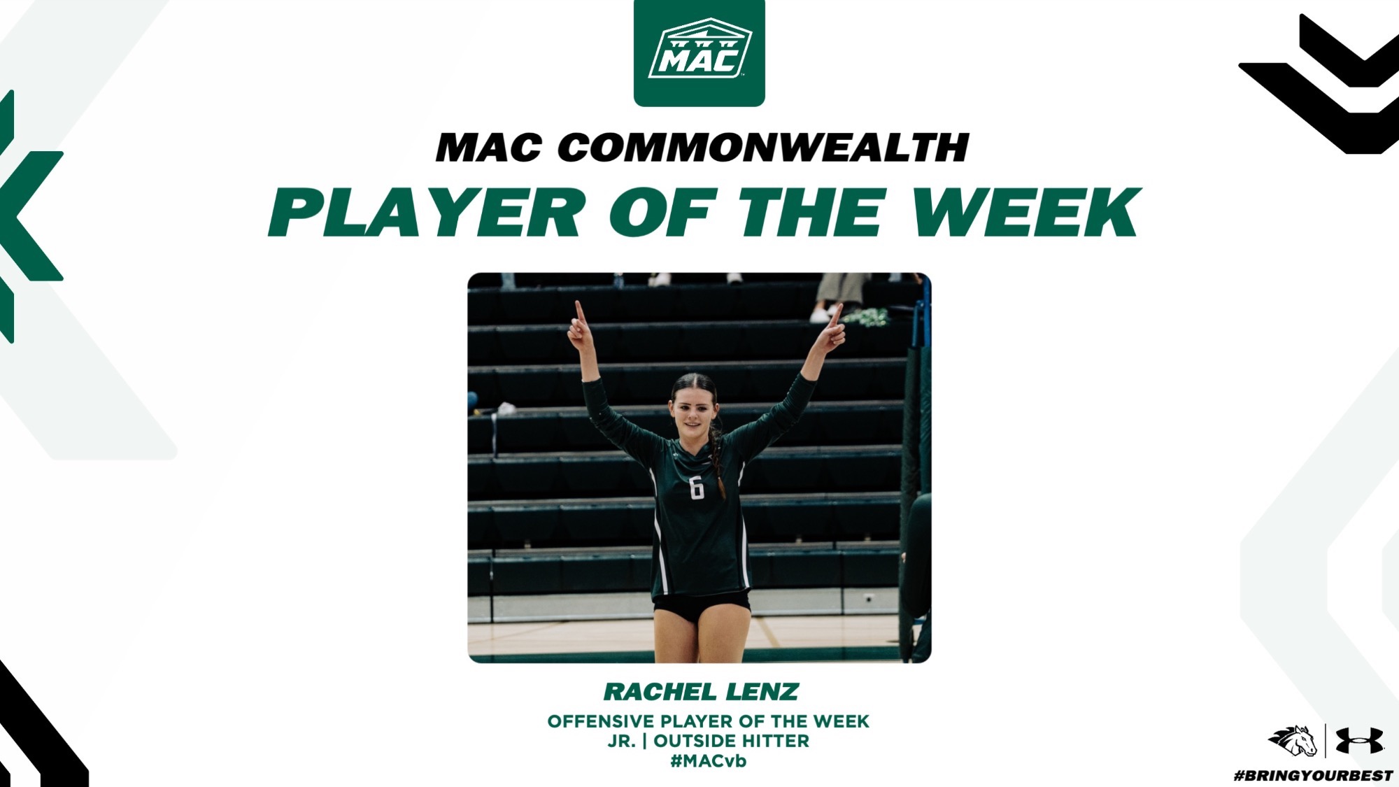 Rachel Lenz Player of the Week graphic