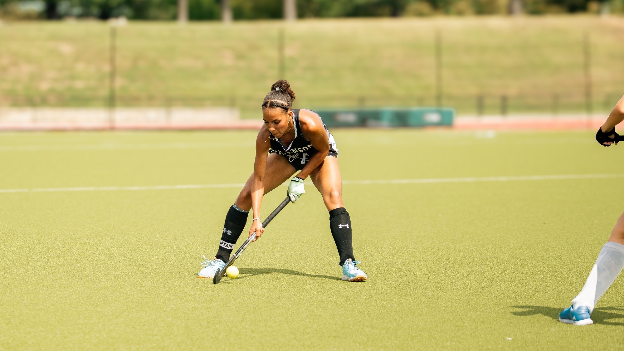 Druckemiller dribbling the ball