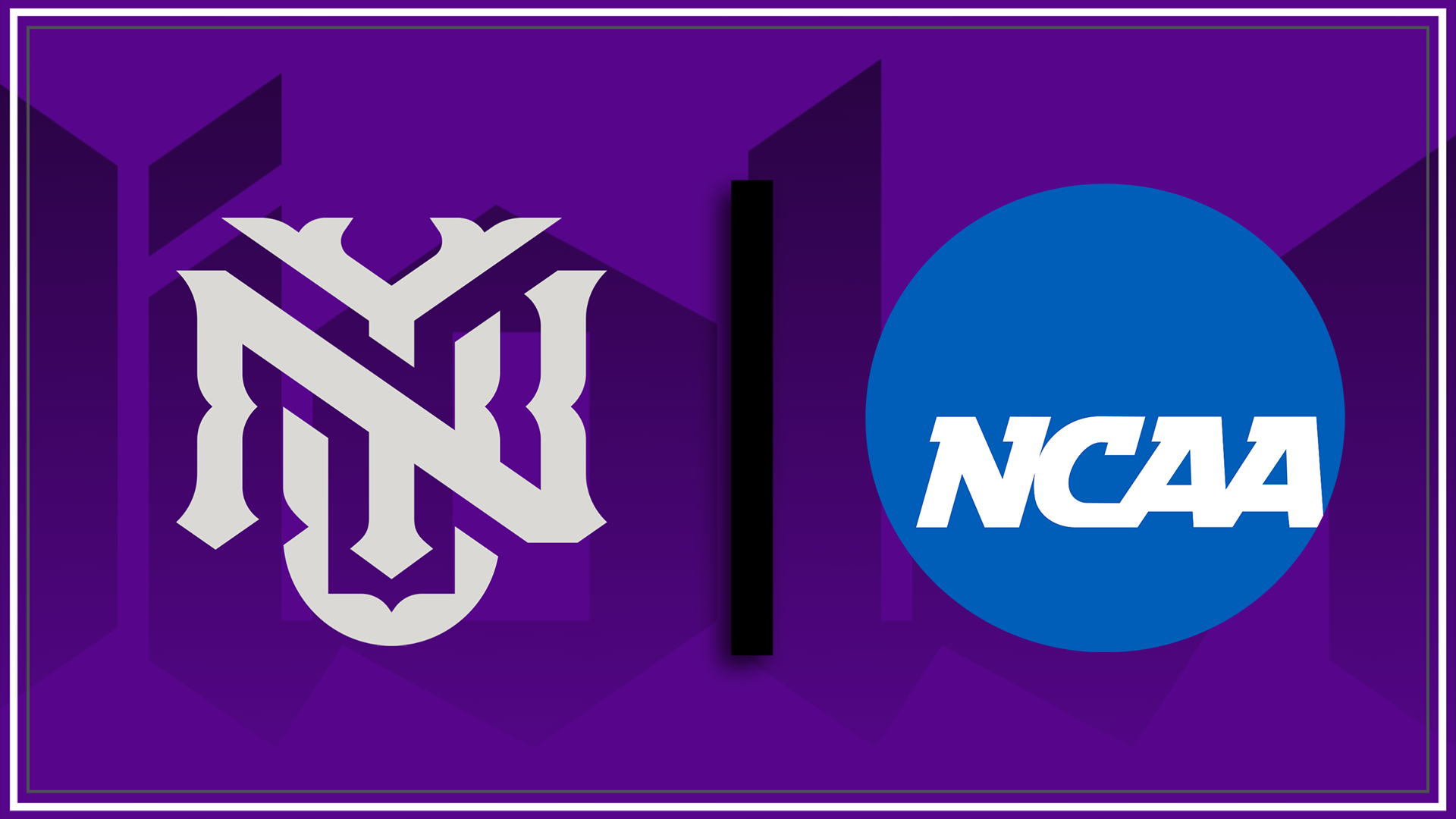 Graphic with NYU and NCAA Logos