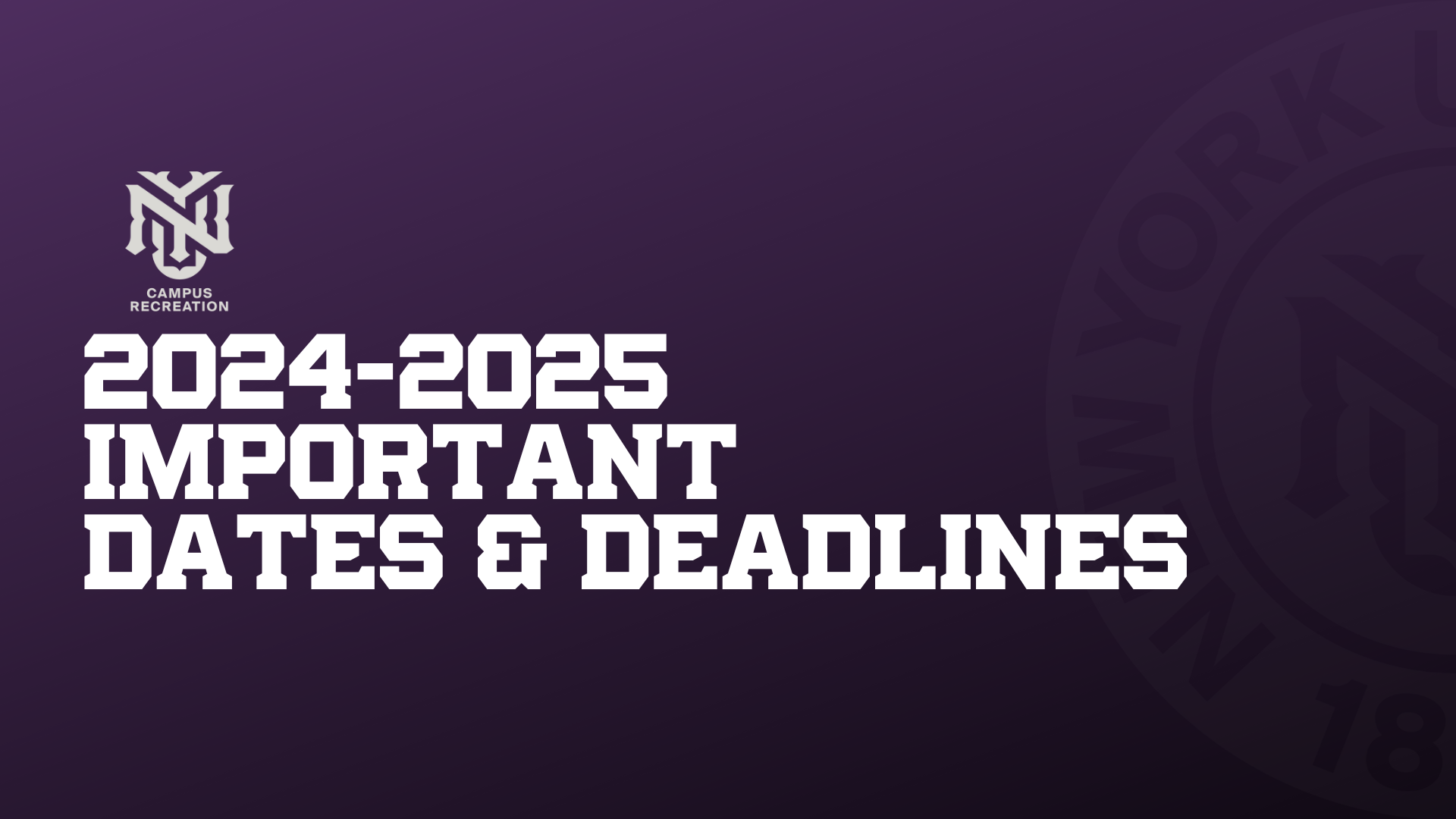 Campus Rec Spring 2025 Schedule NYU Athletics