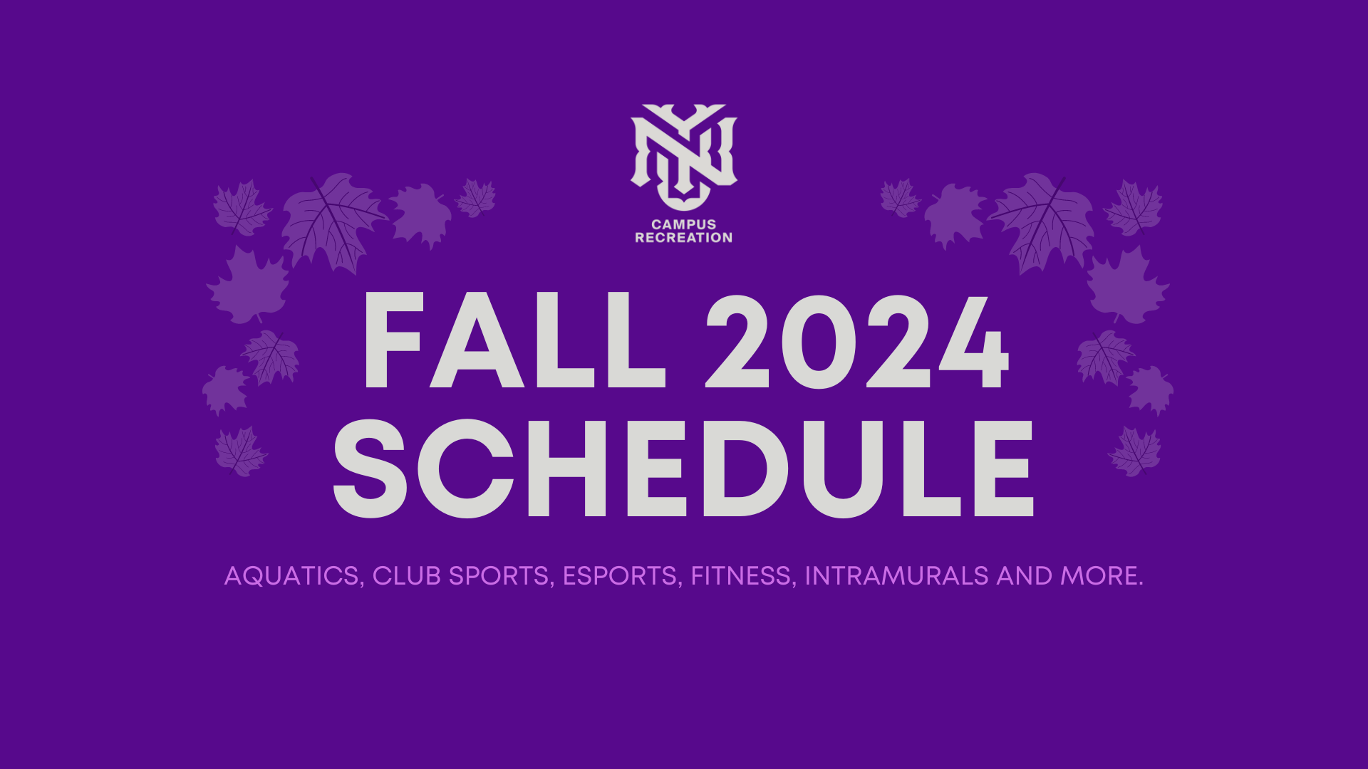 Campus Rec Spring 2025 Schedule NYU Athletics