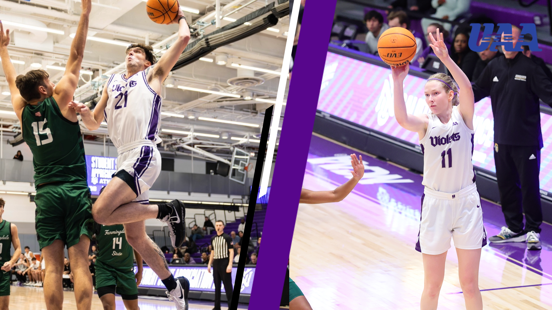 Kolaja and Peper UAA Athlete of the Week