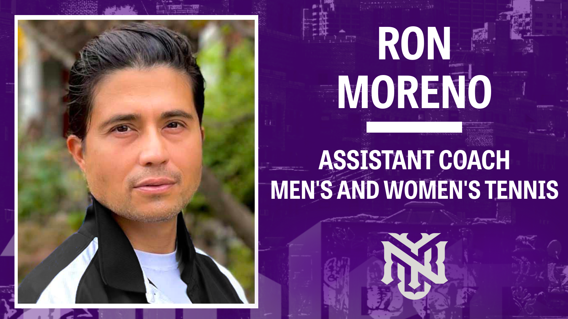 Ron Moreno named Assistant Coach for Men's and Women's Tennis