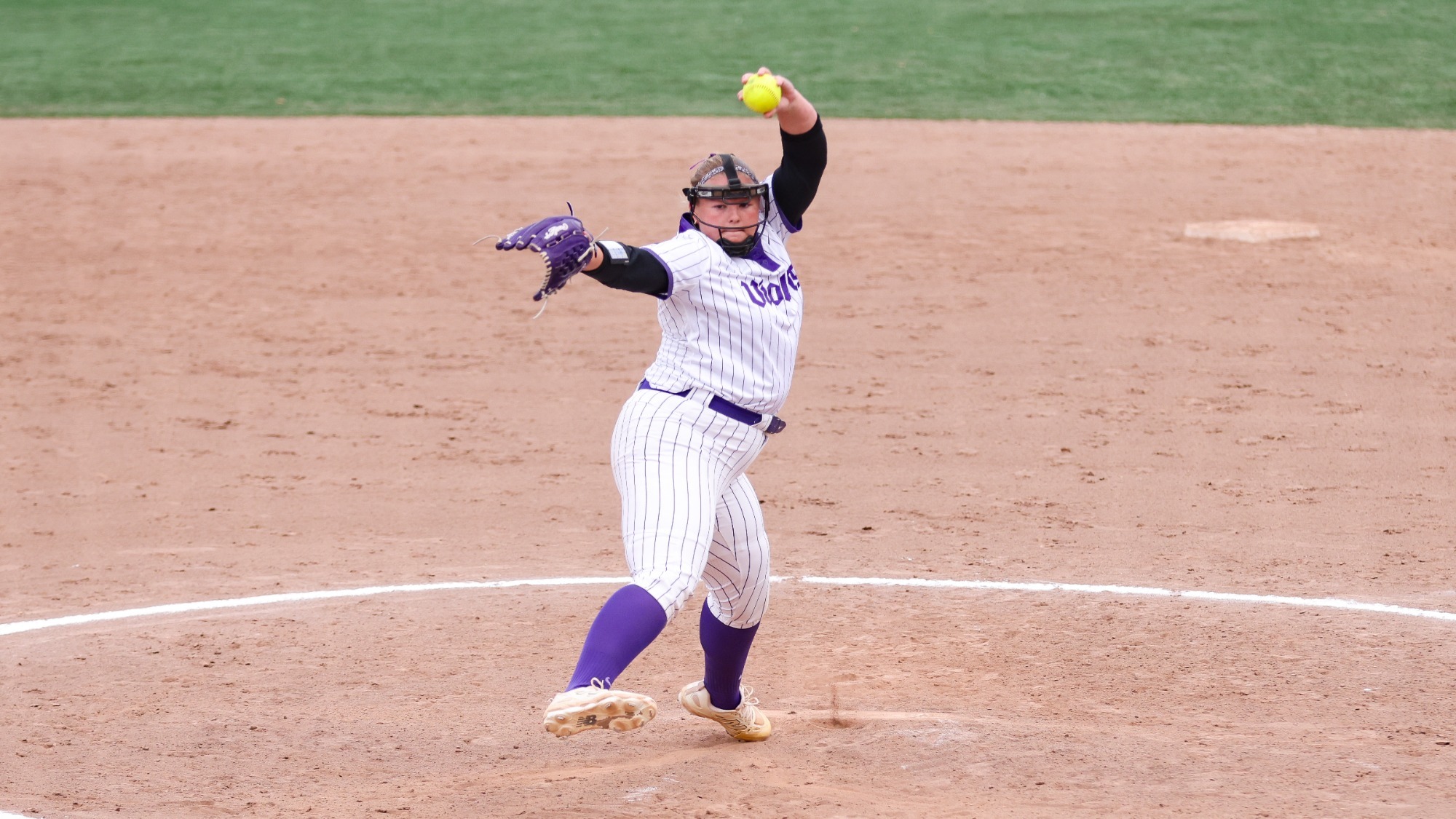 Katie Antosiewicz pitches vs. Brandeis