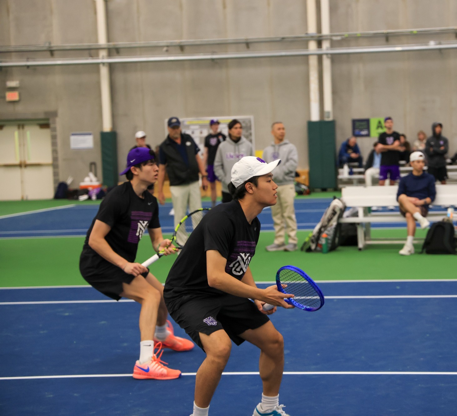 Fan and Ito action shot