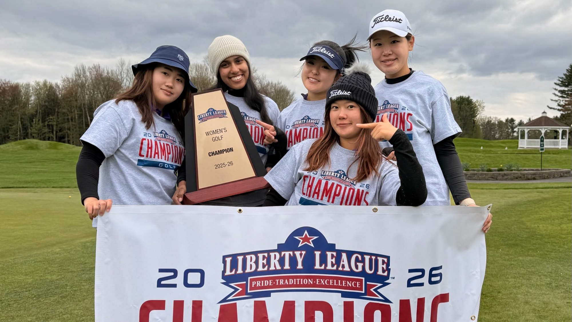 Women's Golf celebrates 2026 Liberty League Championship