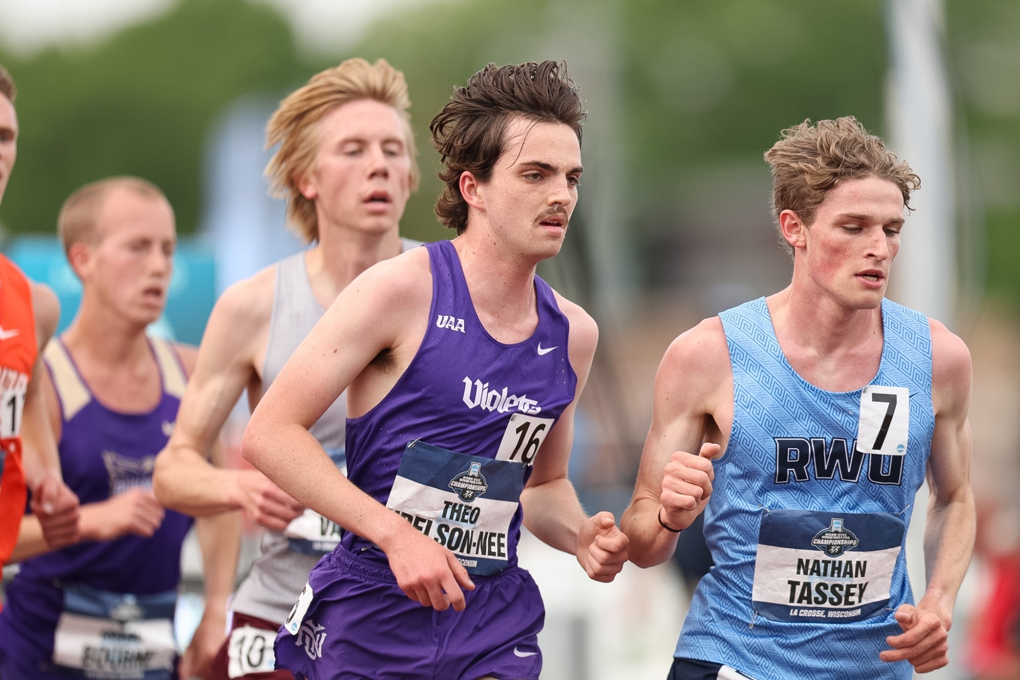 Theo Udelson-Nee runs the 5,000m at the NCAA Outdoor National Championships