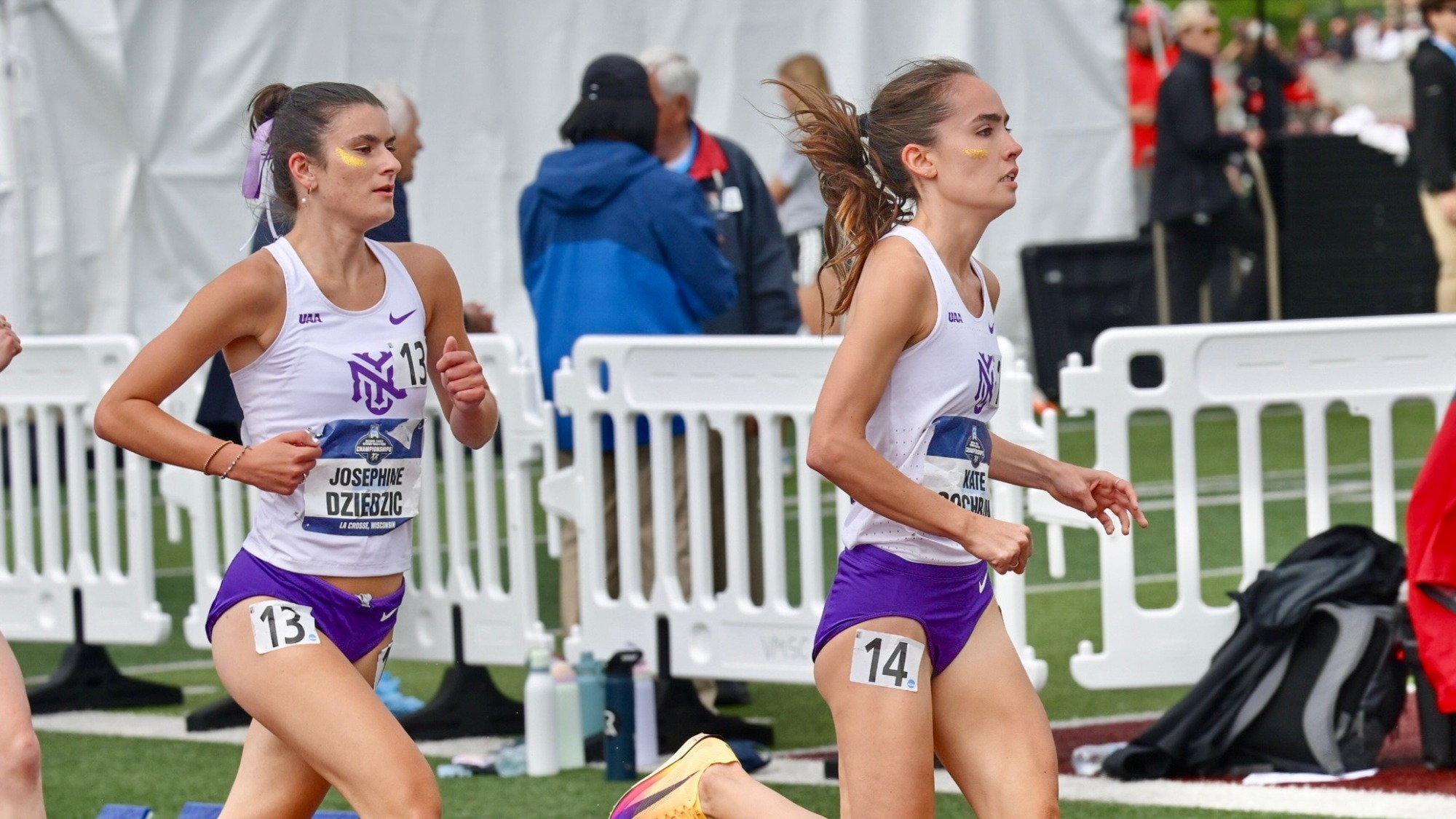 Josephine Dziedzic and Kate Cochran at the 2026 NCAA Outdoor National Championships