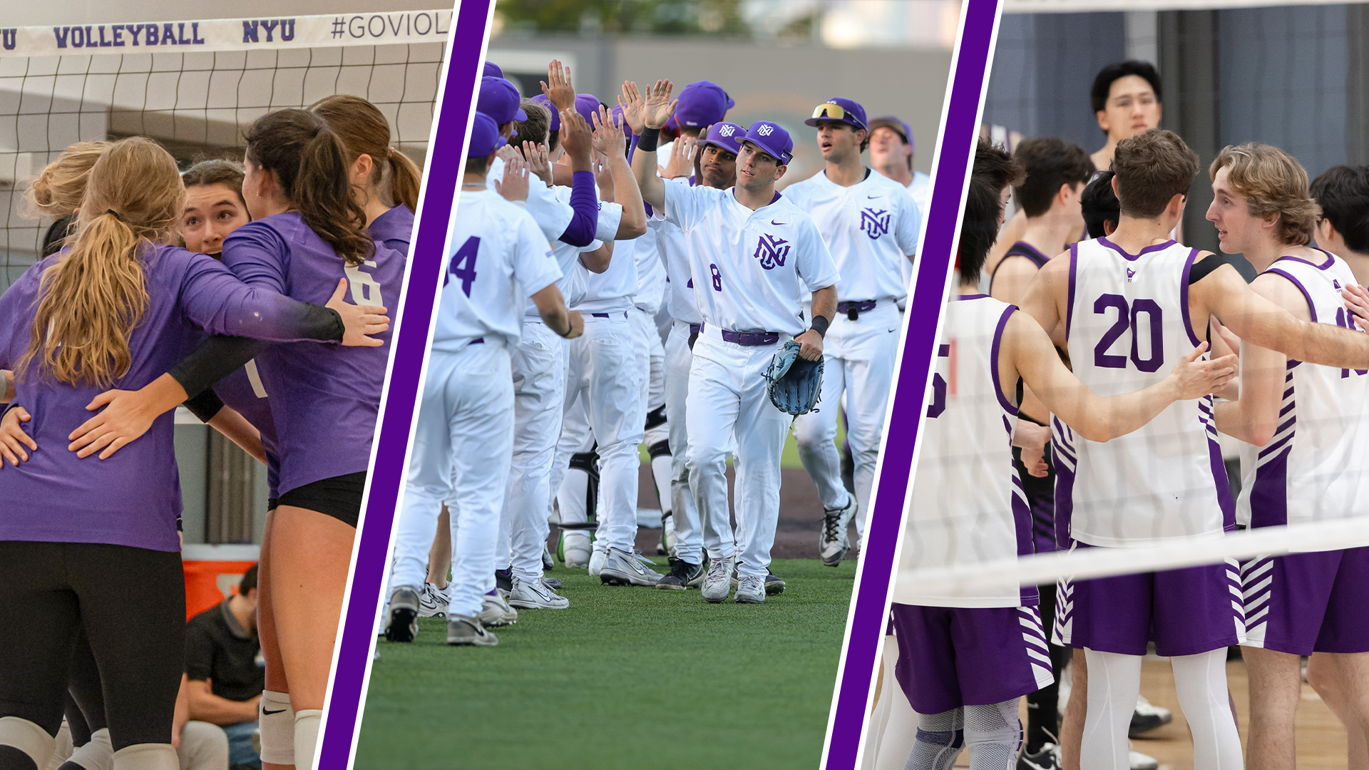 Members of the baseball, mens & women's volleyball teams were honored for their academic success