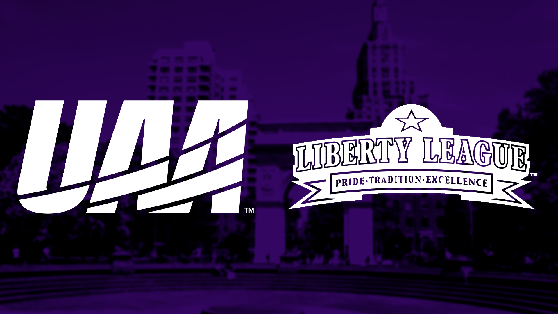 UAA and Liberty League logos