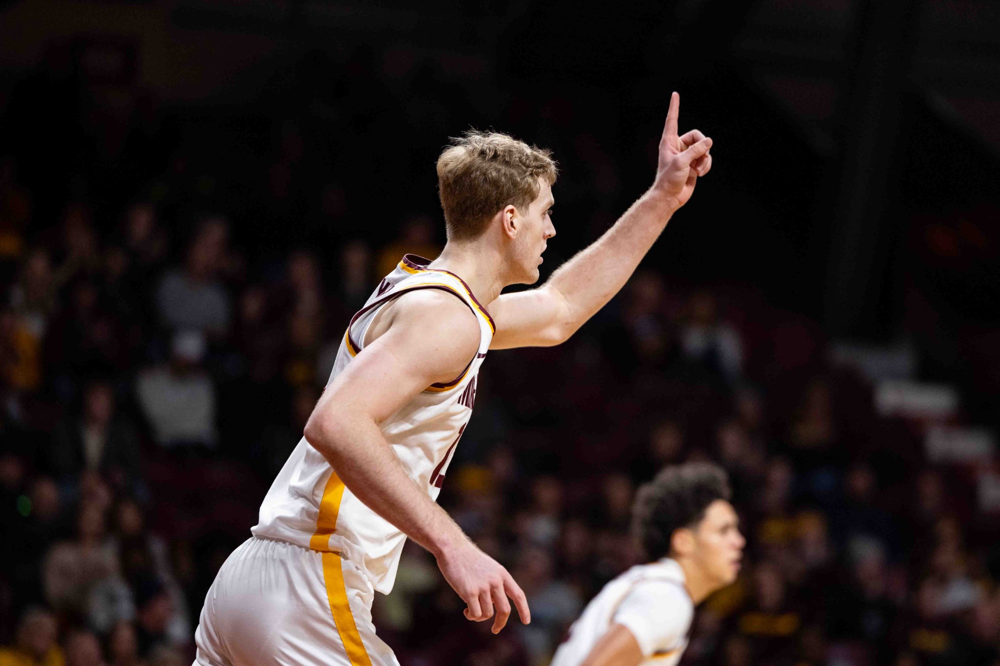 Cade Tyson in action for Minnesota vs Texas Southern