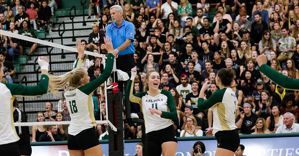 No. 22 Cal Poly Volleyball Finishes Big West Conference Undefeated