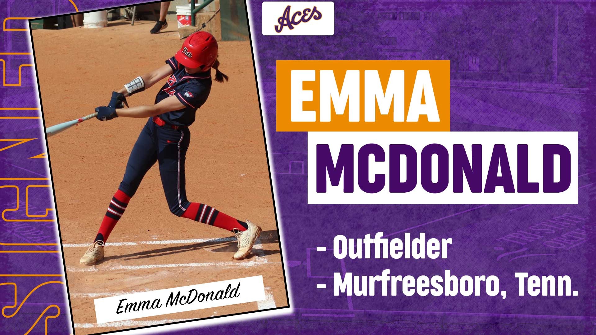 Emma McDonald 2025 Signing