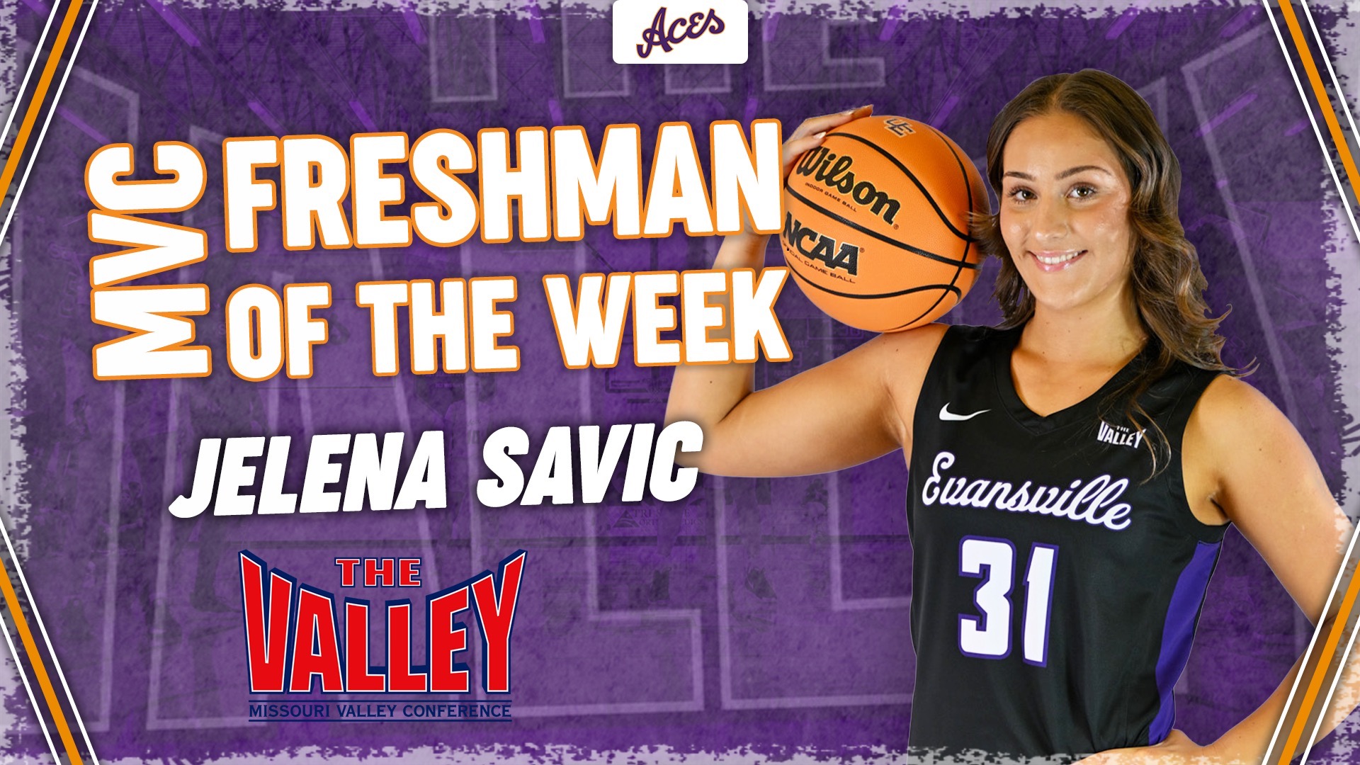 Jelena Savic MVC Freshman of the Week