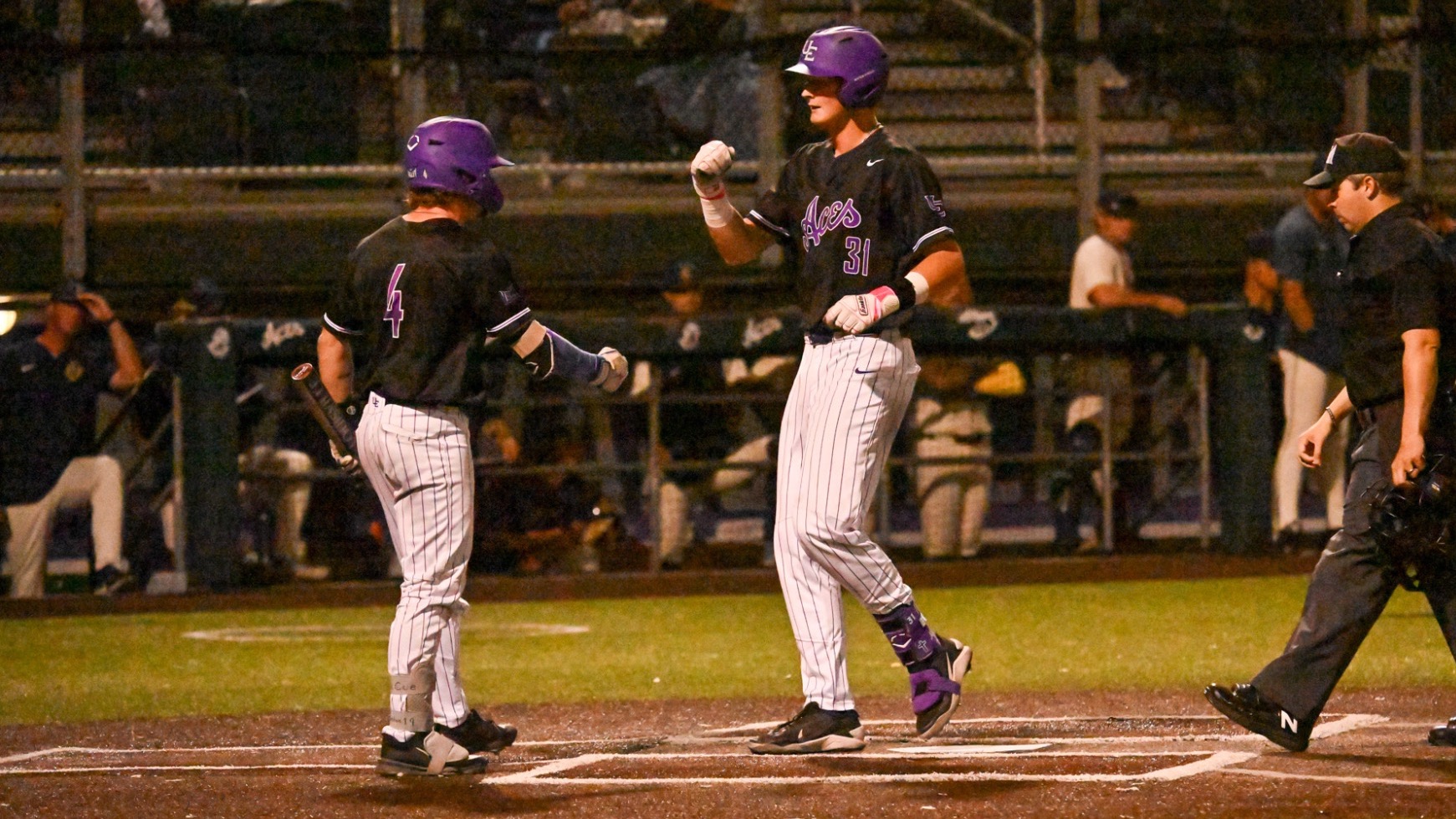 Reagan Reeder & Mason McCue HR celebration