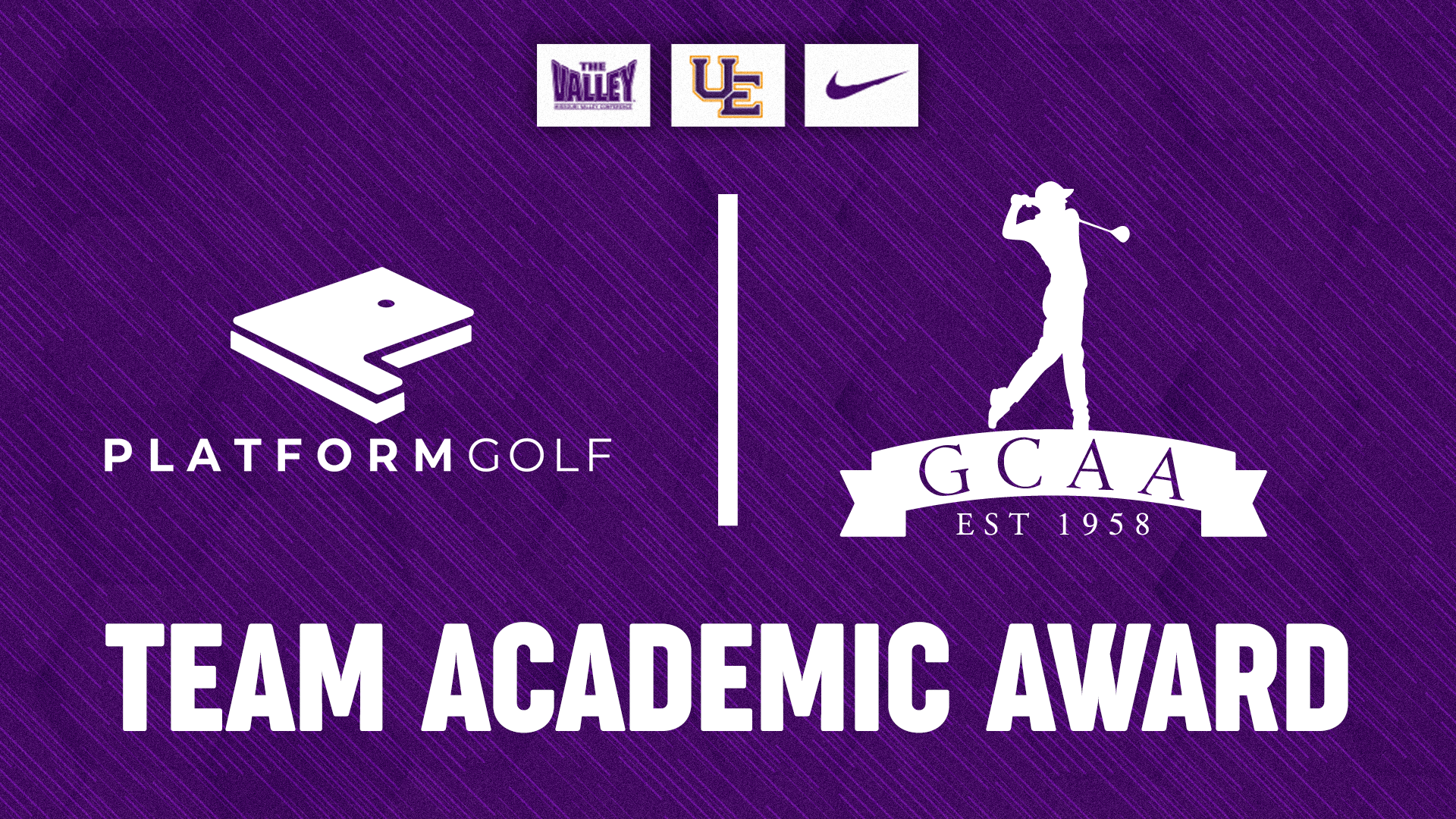 Men's golf team academic award