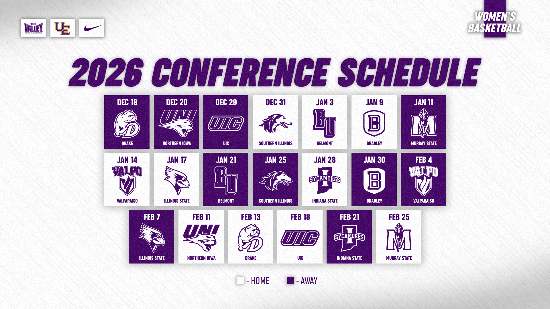 WBB 2026-27 Conference Schedule