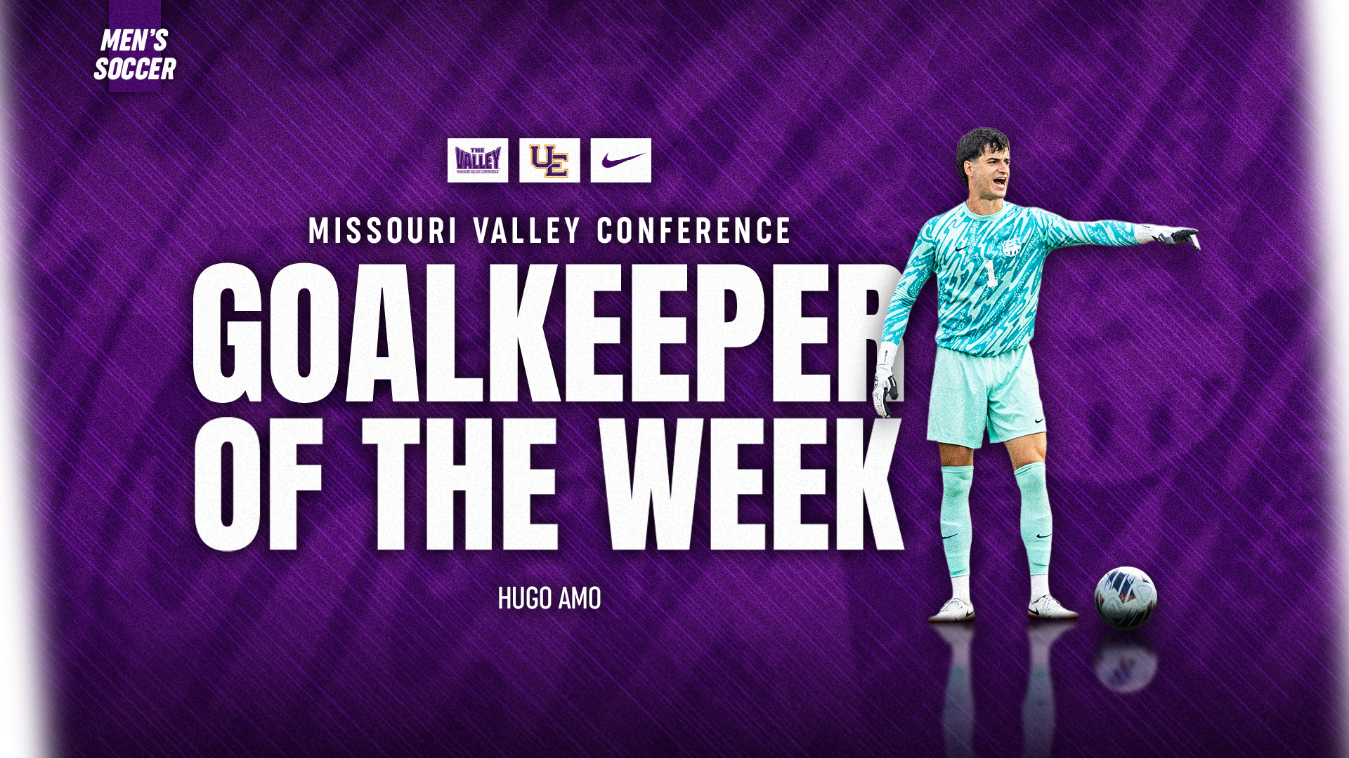 MSOC - MVC Goalkeeper of the Week - Hugo Amo