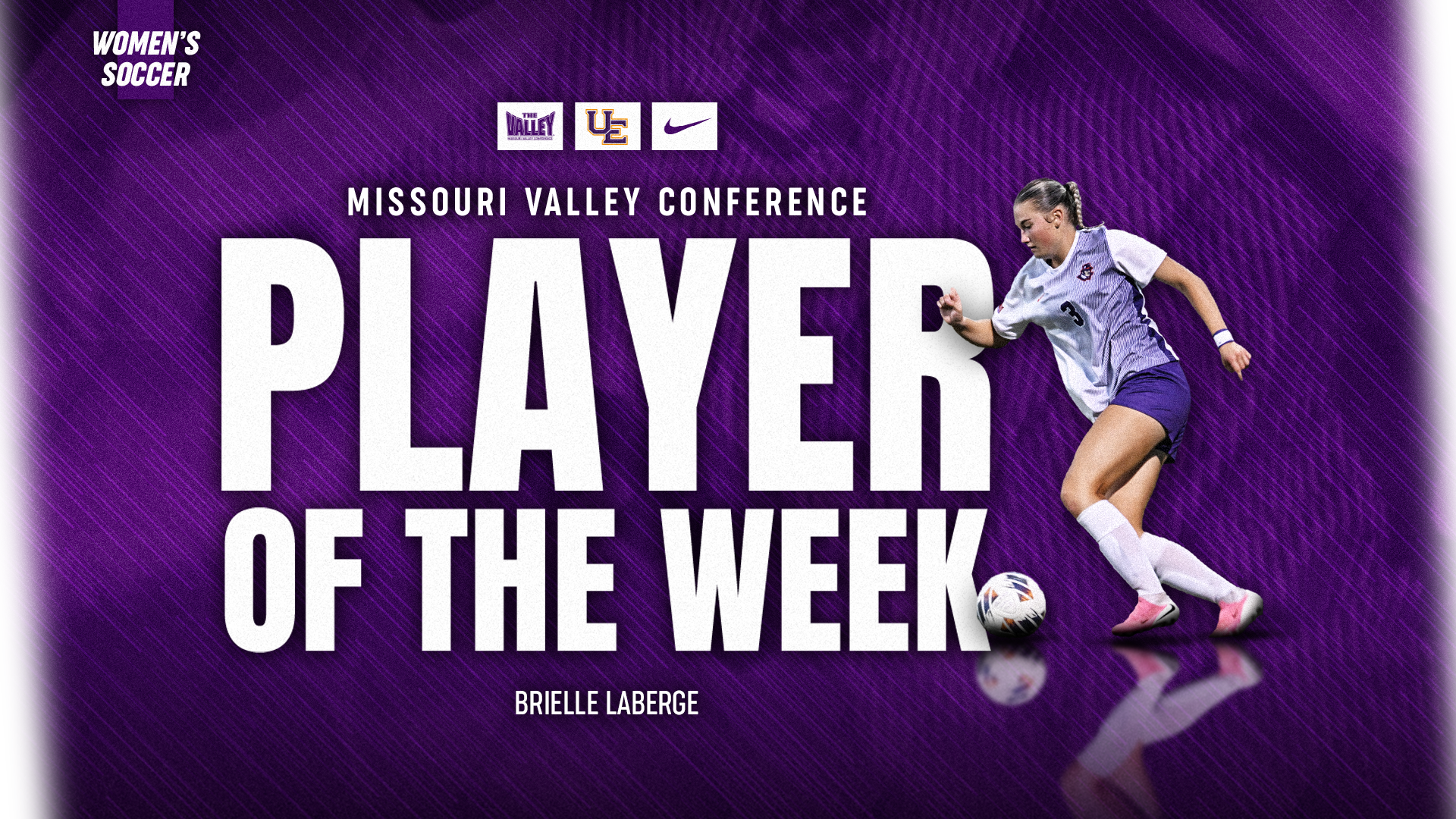 WSOC - MVC Player of the Week - Brielle LaBerge