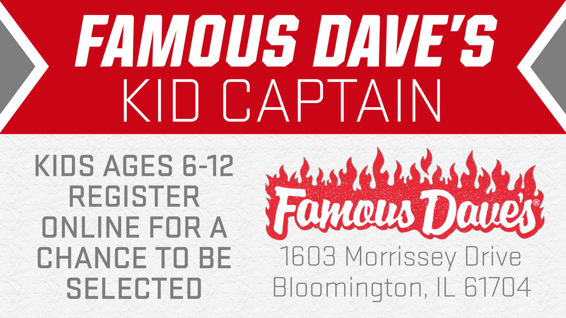 Famous Daves Kid Captain 2
