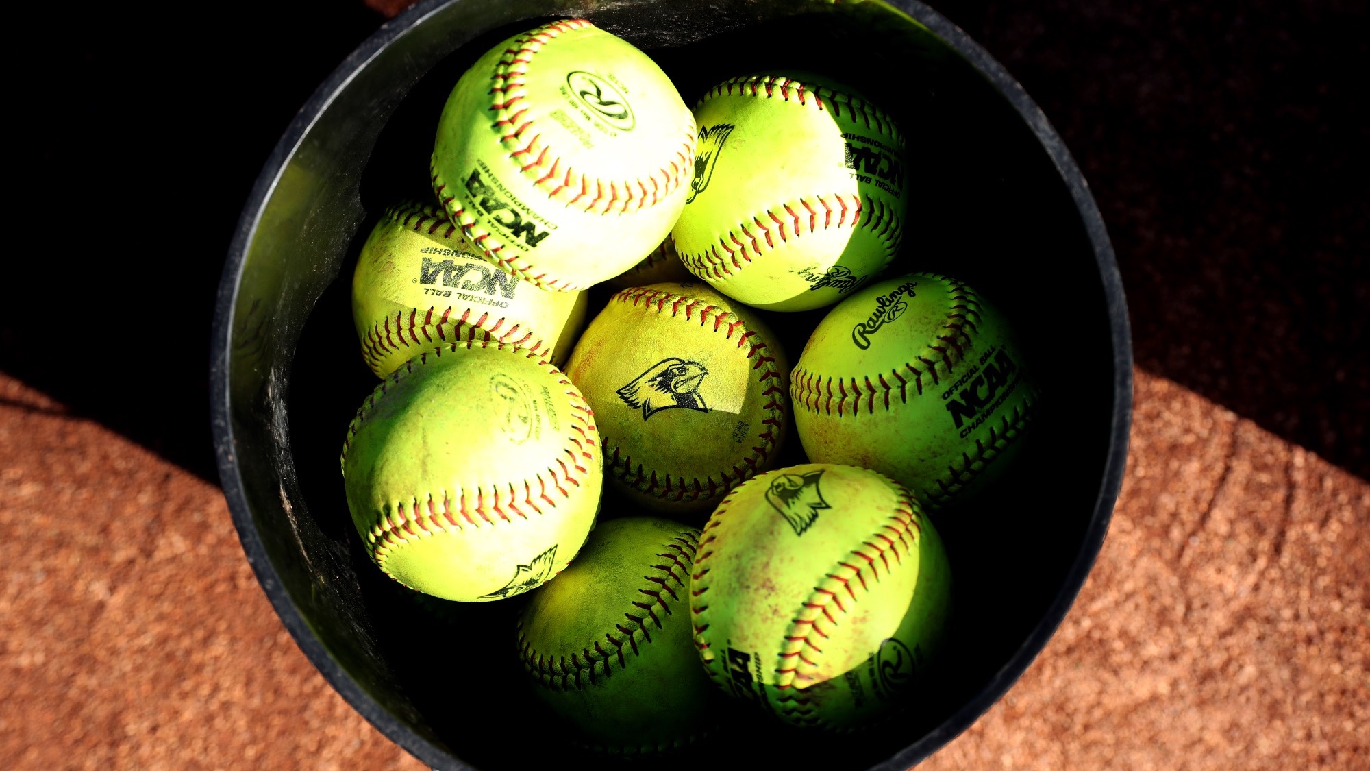 Bucket of Softballs
