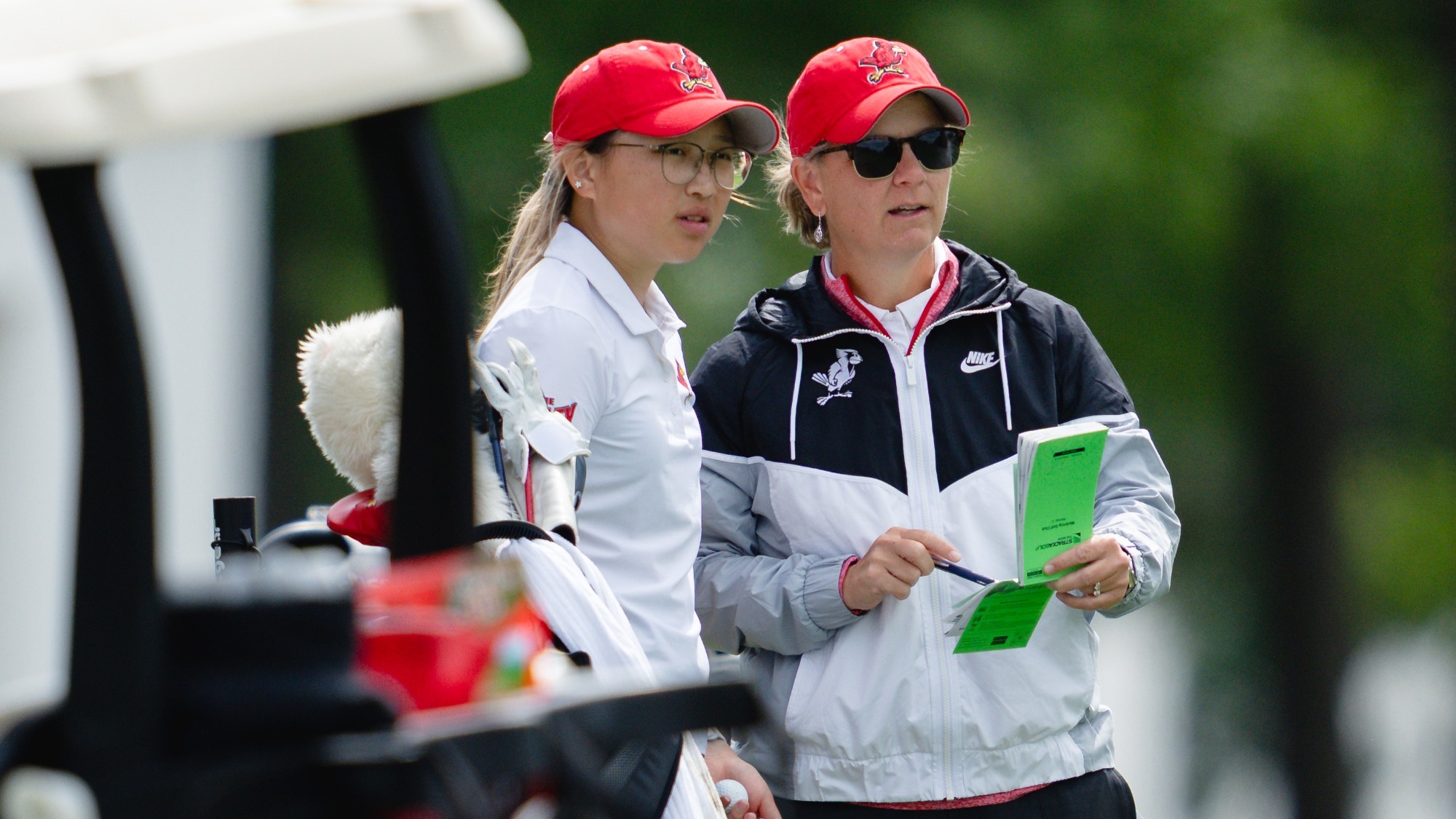 Hazel Gao with Coach 