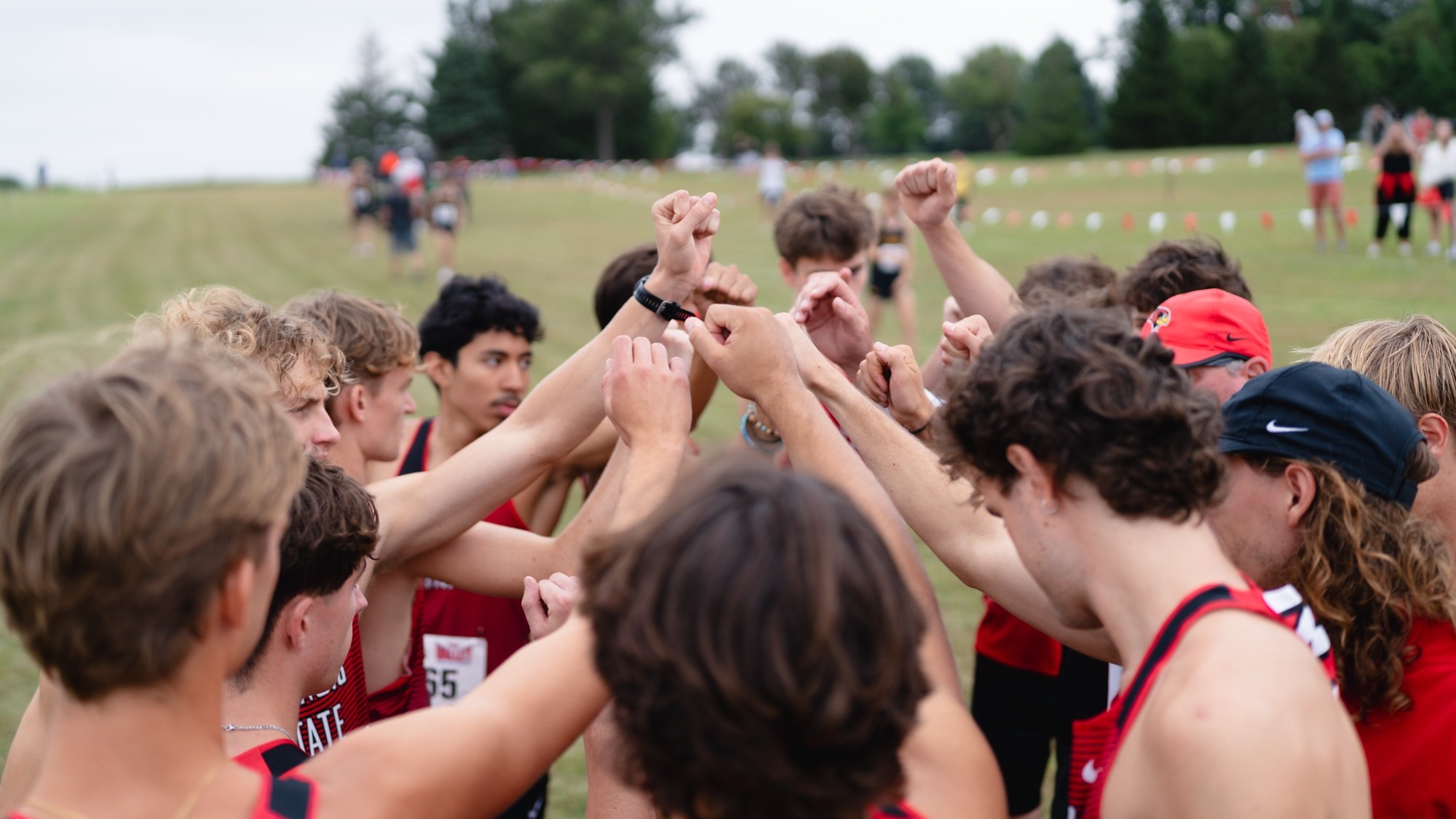 XC Team Huddle