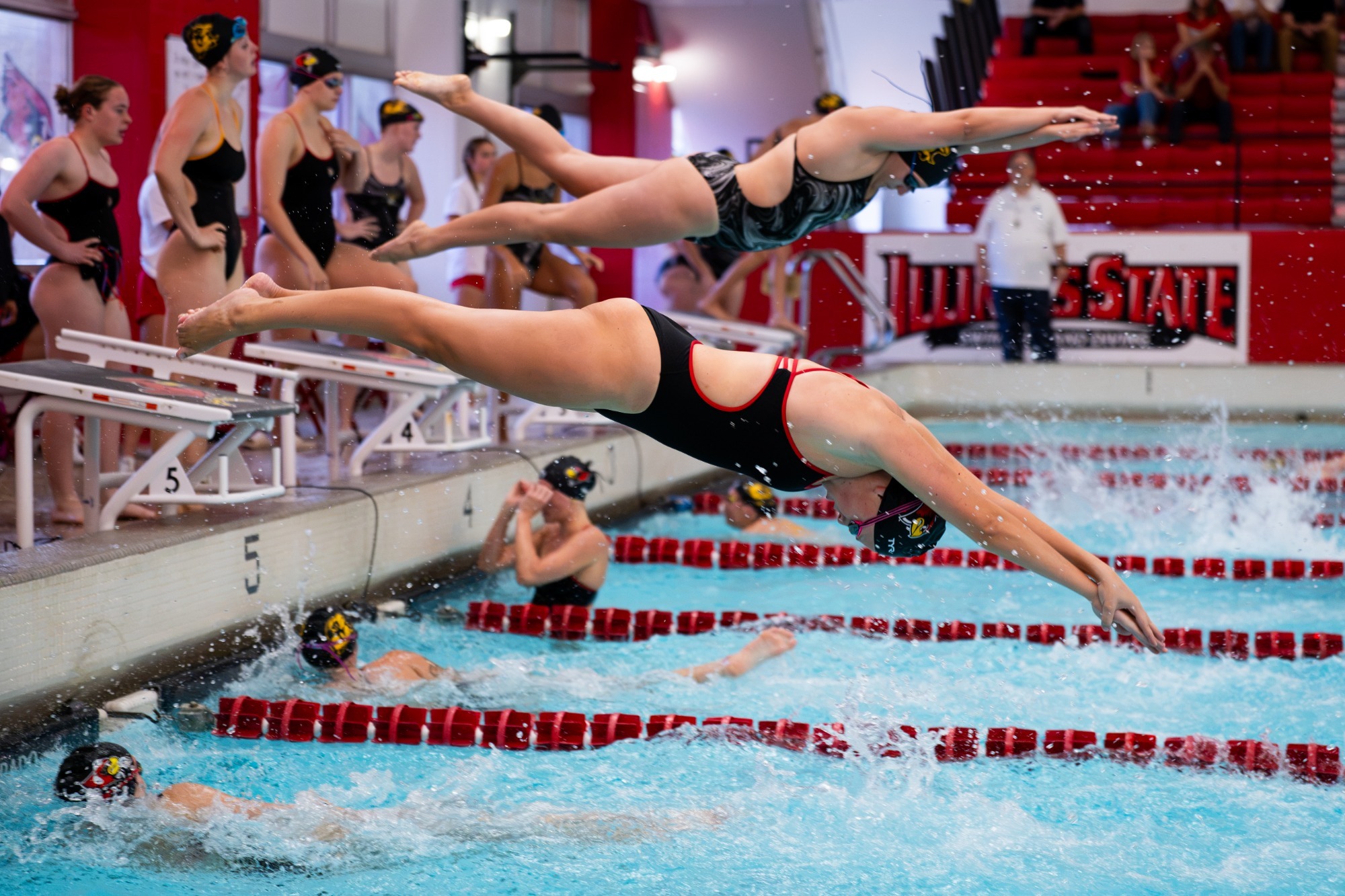 ISU swim vs Quincy