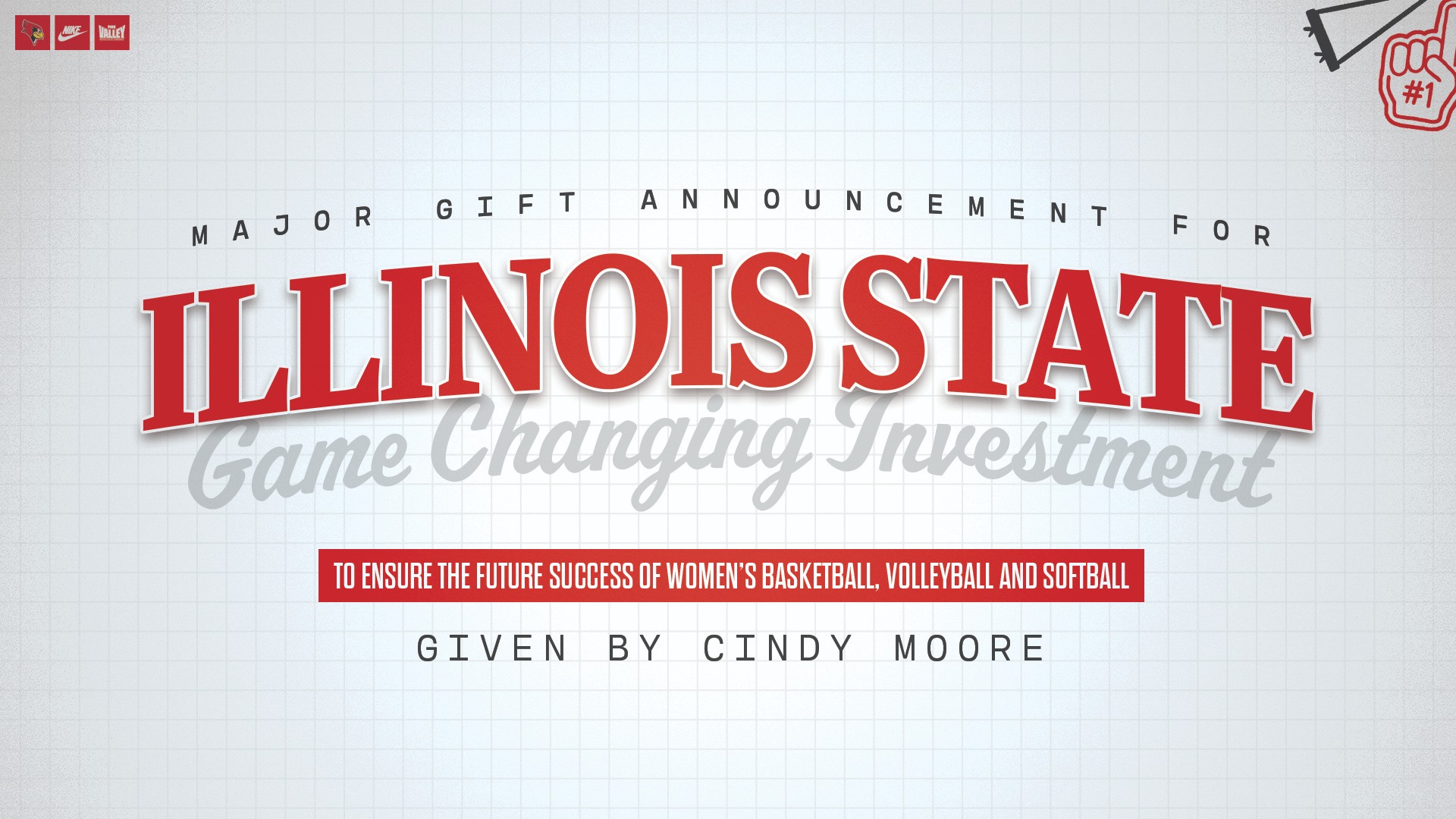 Cindy Moore Gift Announcement