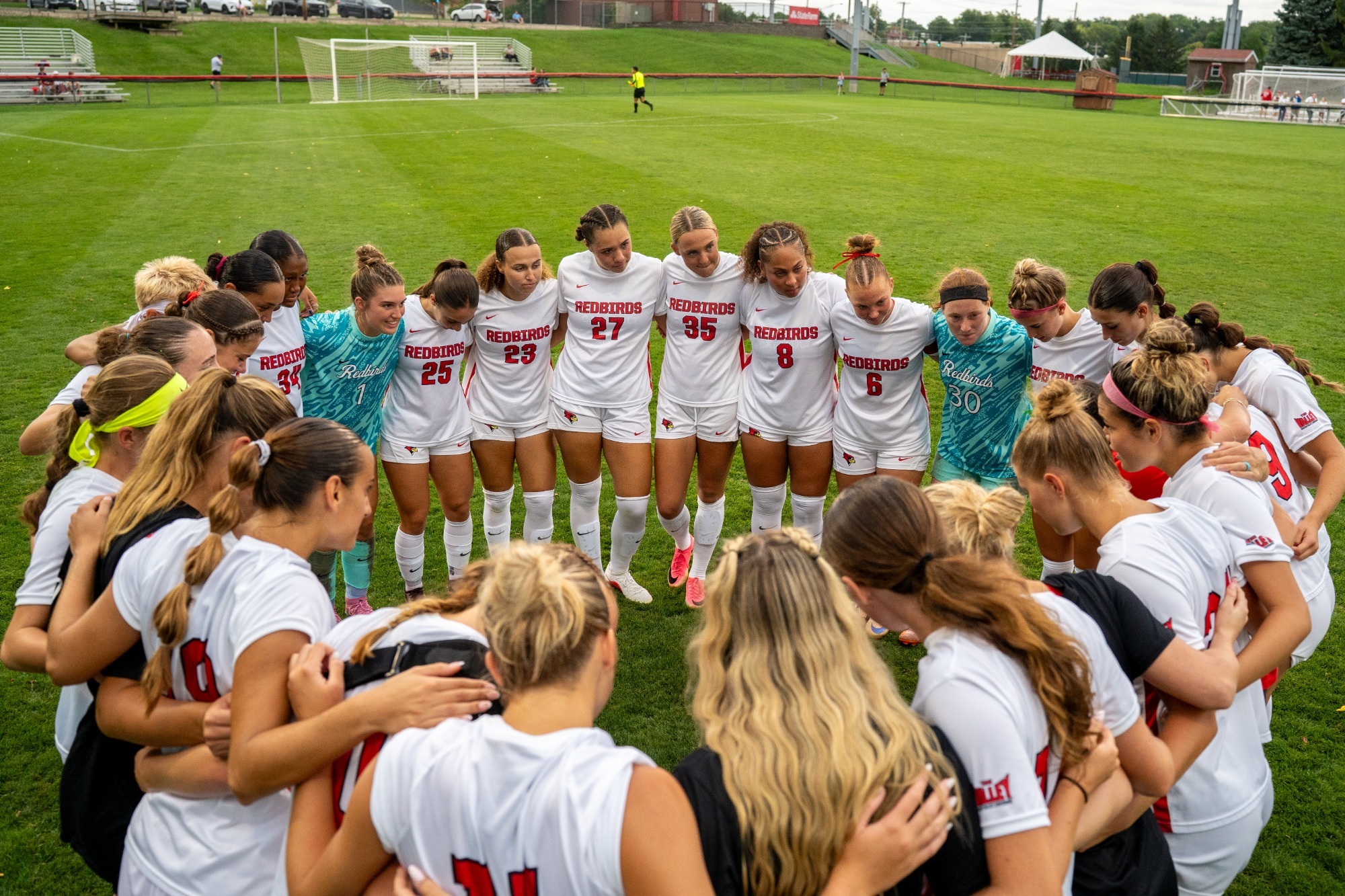 soccer huddle vs niu