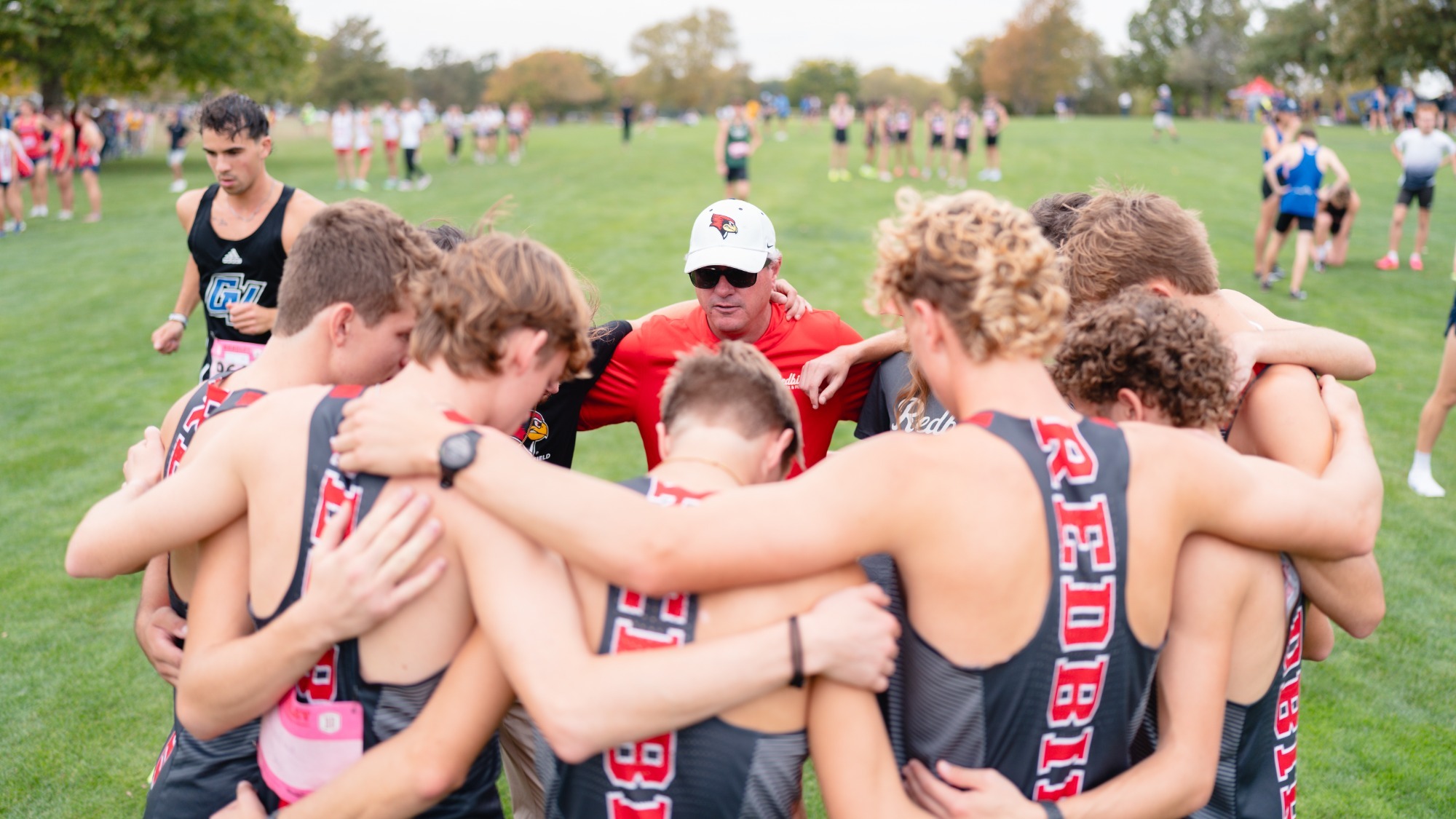 XC Team Huddle
