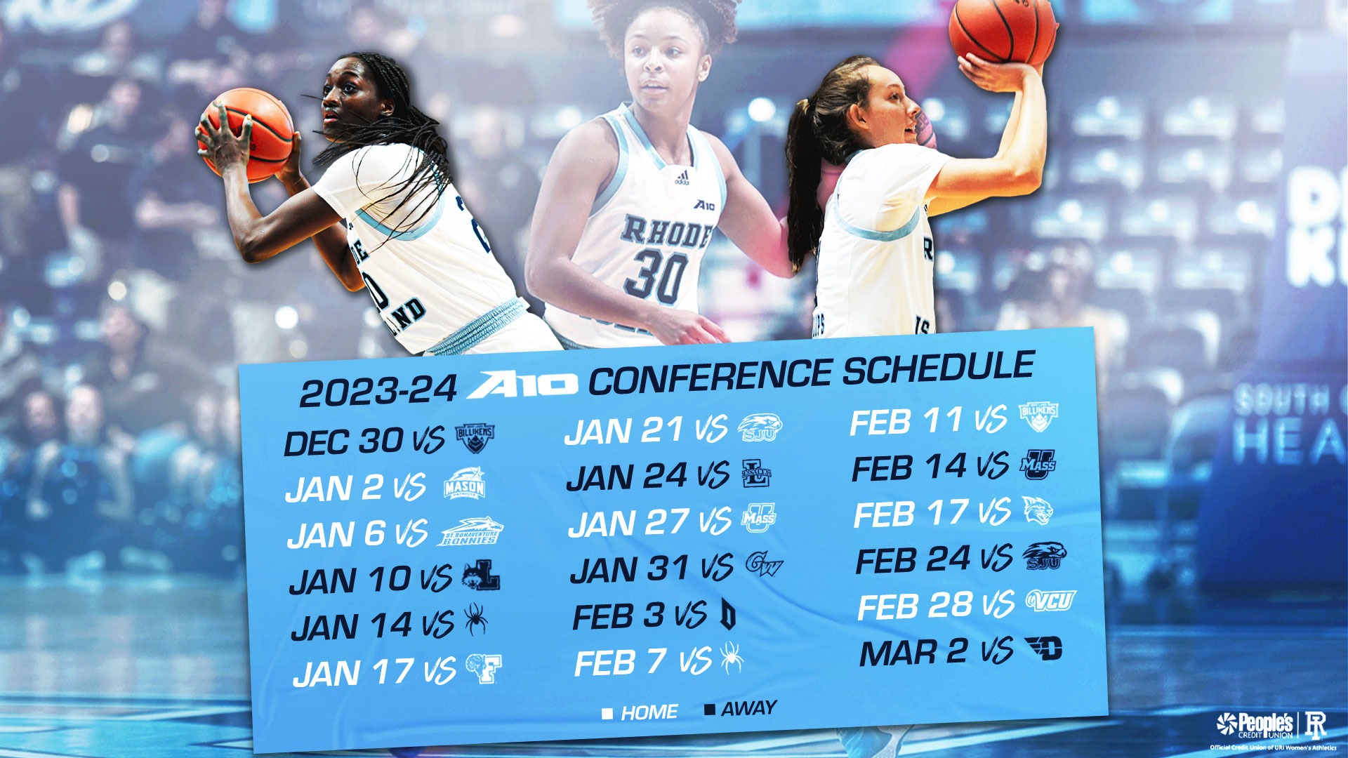 Women's Basketball Conference Schedule Released University of Rhode