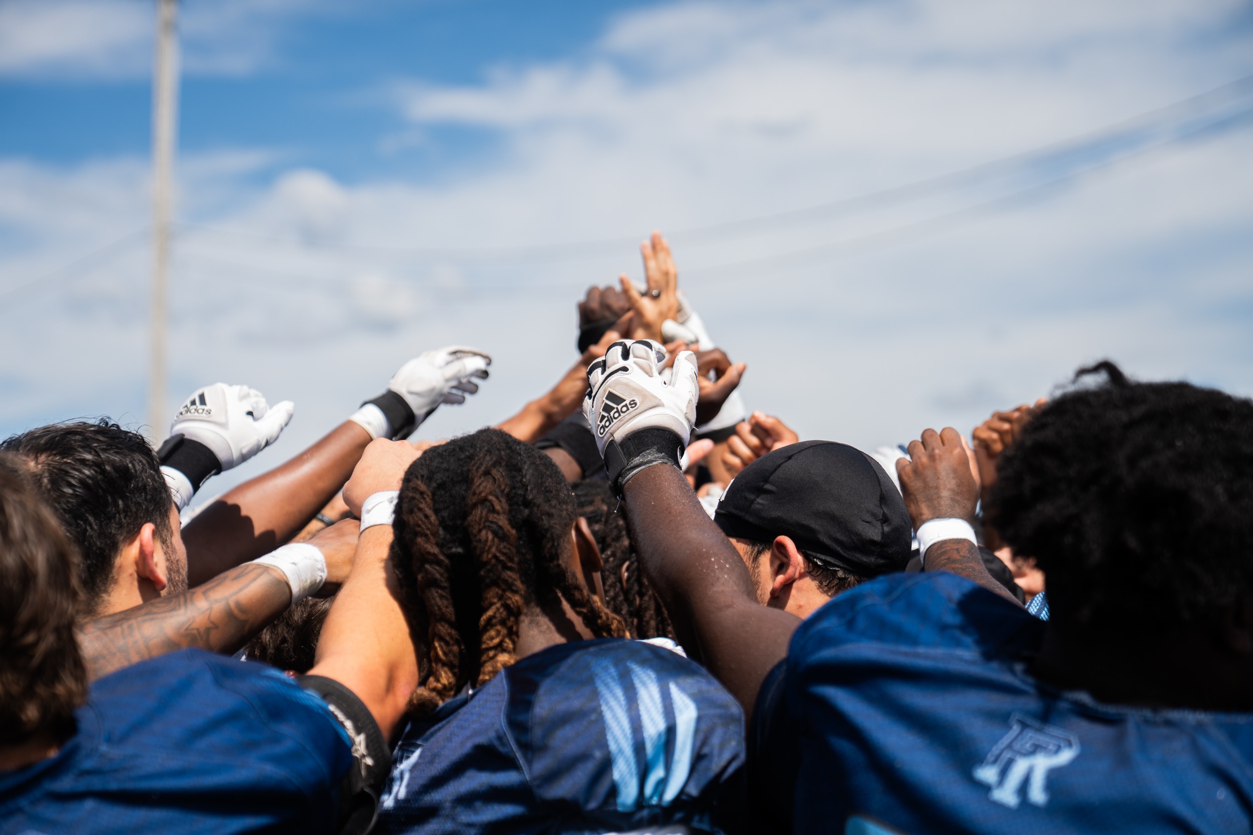 Football scrimmage