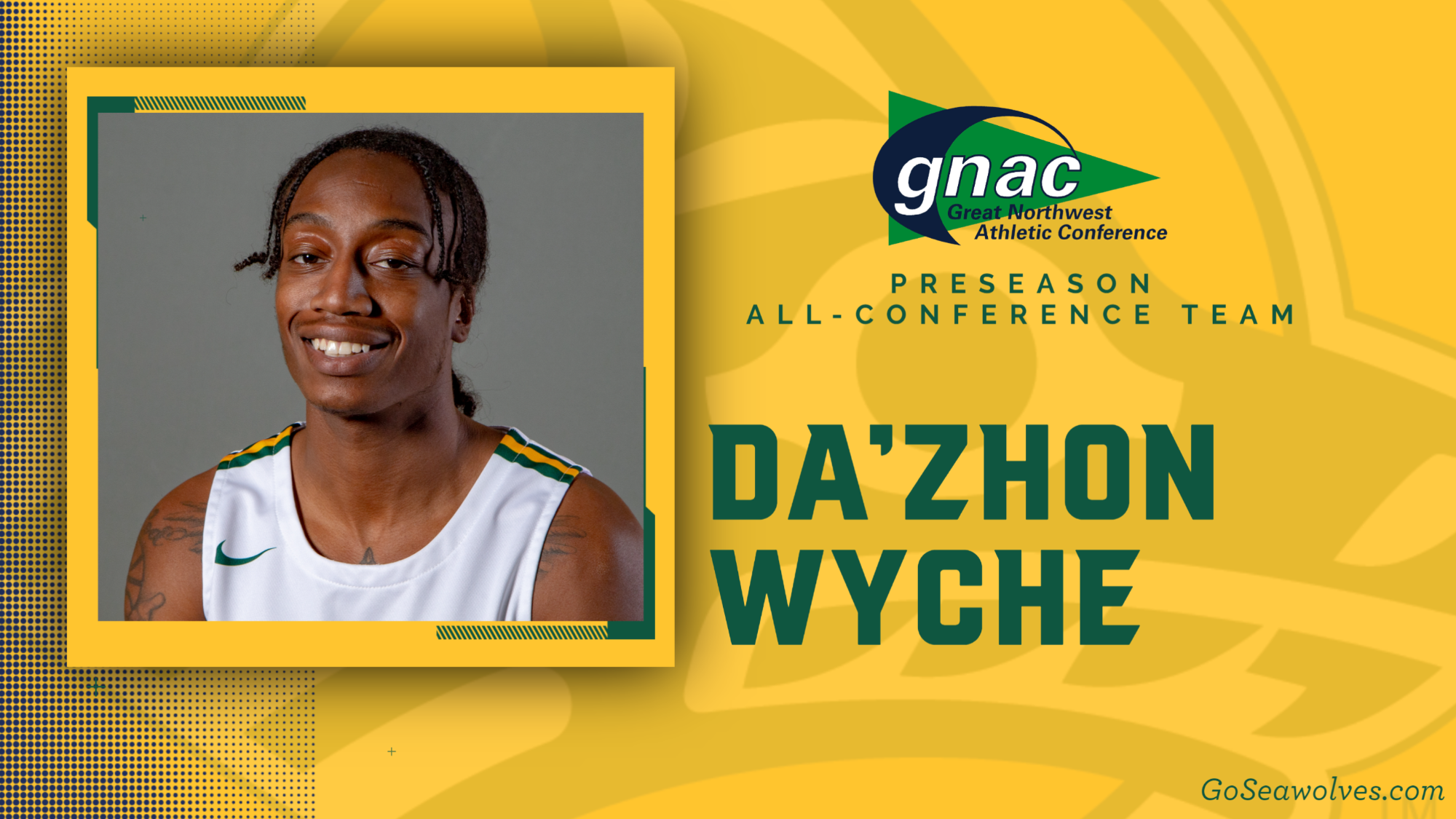 Wyche tabbed Preseason AllGNAC University of Alaska Anchorage