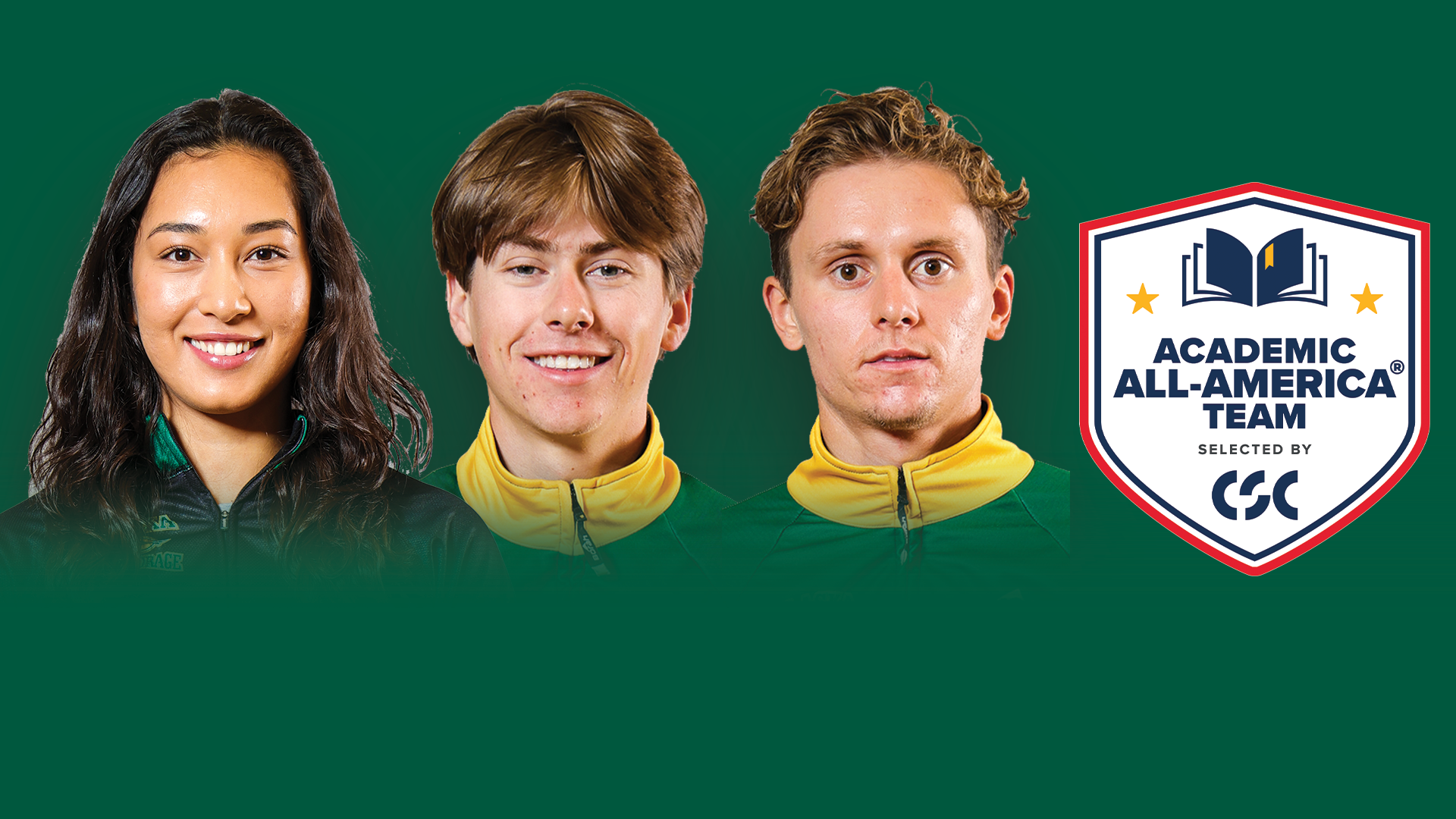 Skiing Academic All-American Trio