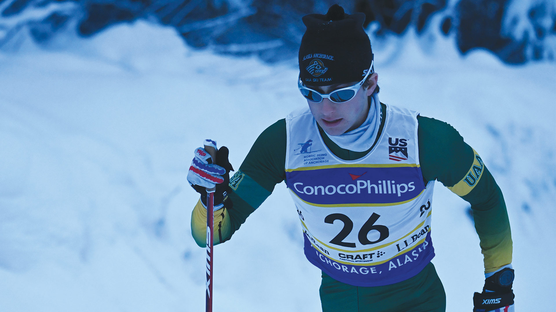 Corbin Carpenter classic skiing