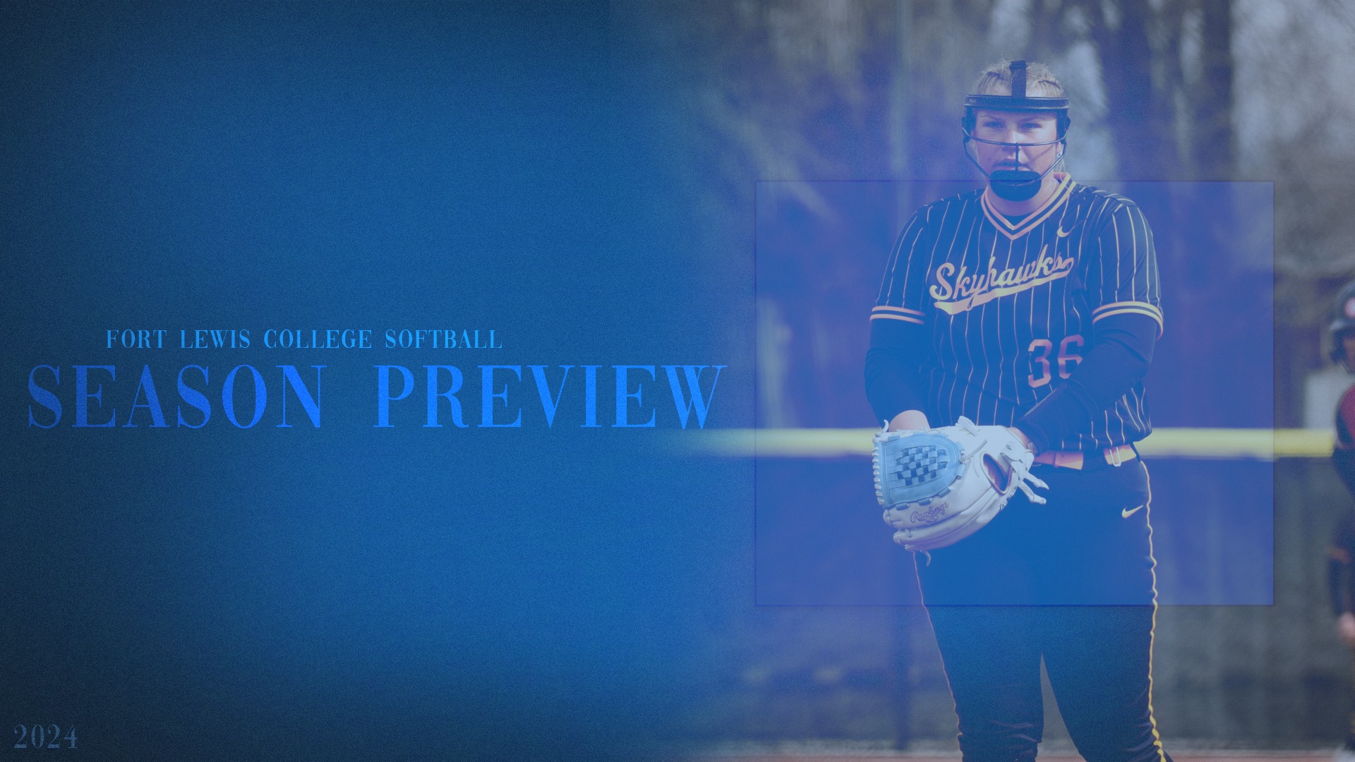 Softball 2024 Season Preview Graphic, Amiee Shanks - Jan. 24, 2024