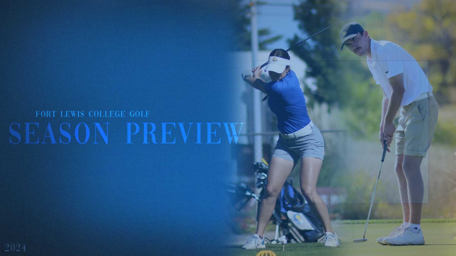 Golf Season Preview Graphic Spring 2024, Kendal Gutierrez and Nicholas Krantz - Feb. 20, 2024