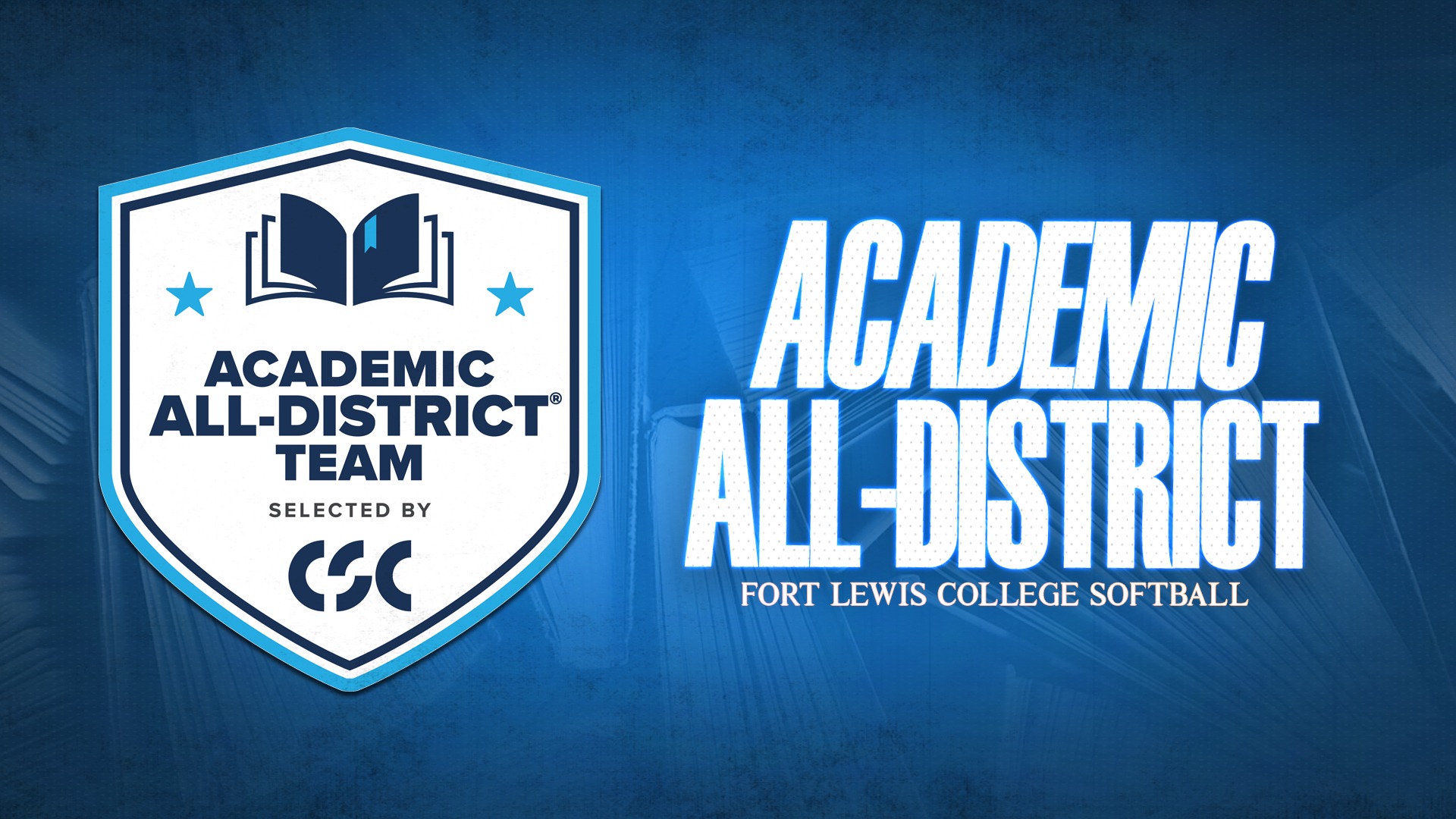 SB 2025 College Sports Communicators Academic All-District Graphic