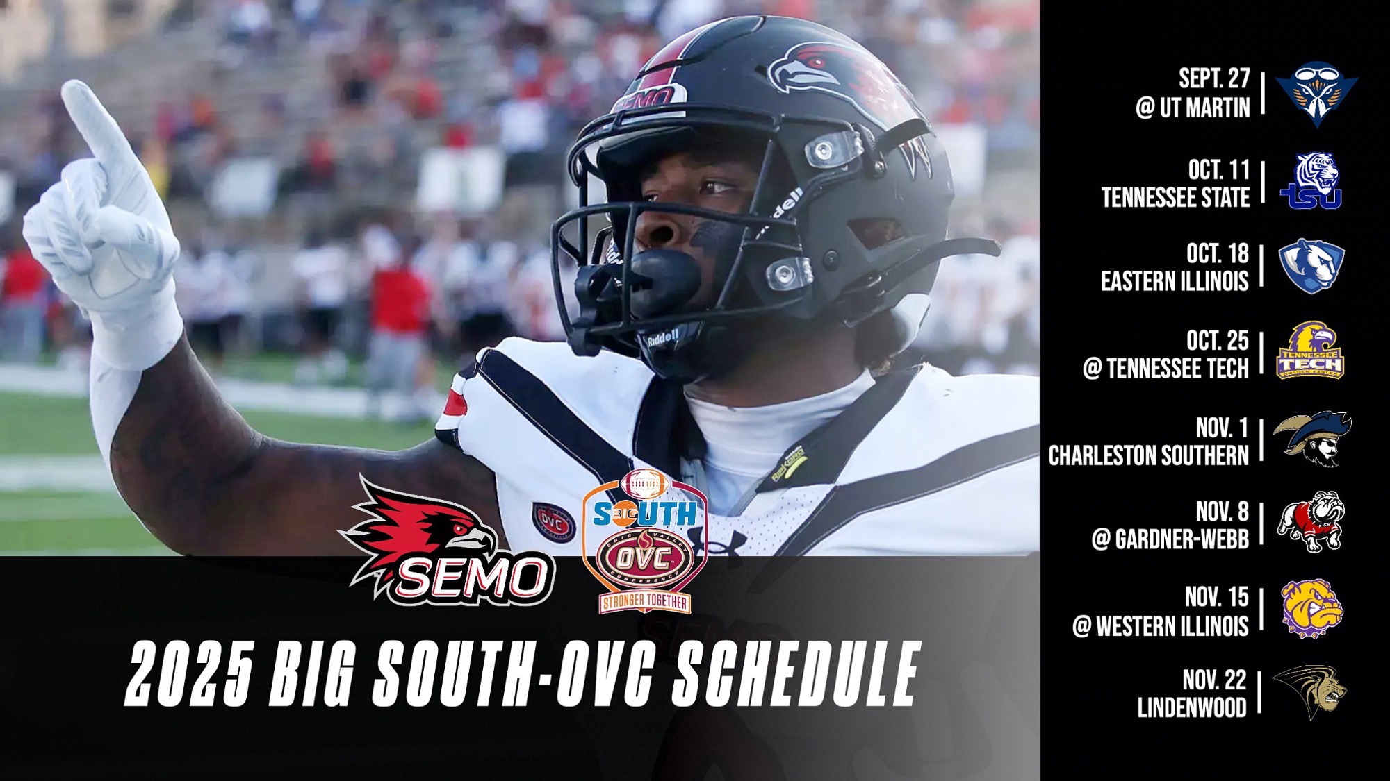 11 Redhawks Go For Outright Big SouthOVC Title in Final RegularSeason Game at Tennessee State