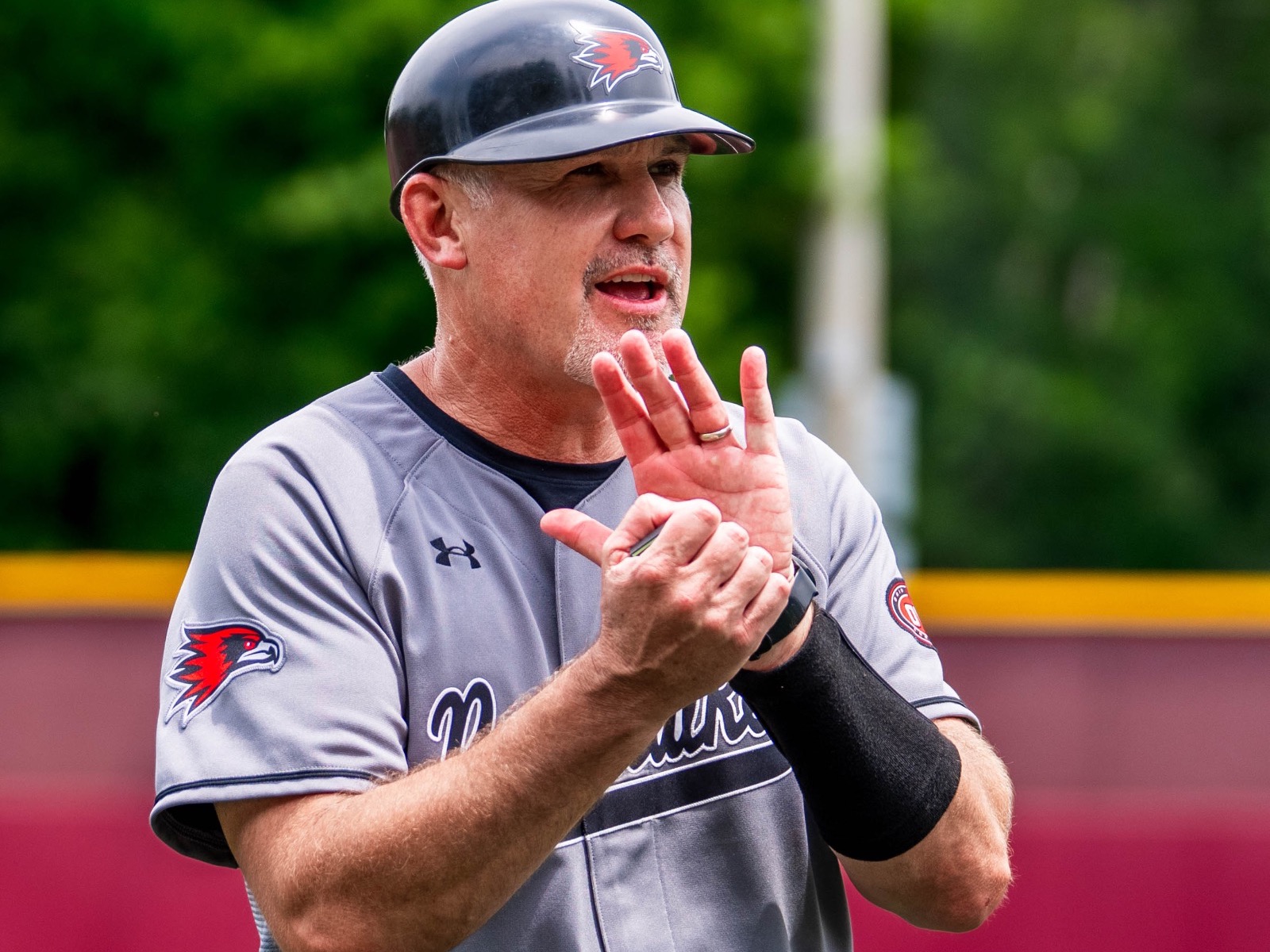 Coach Sawyers Claps After SEMO knocks off Little Rock