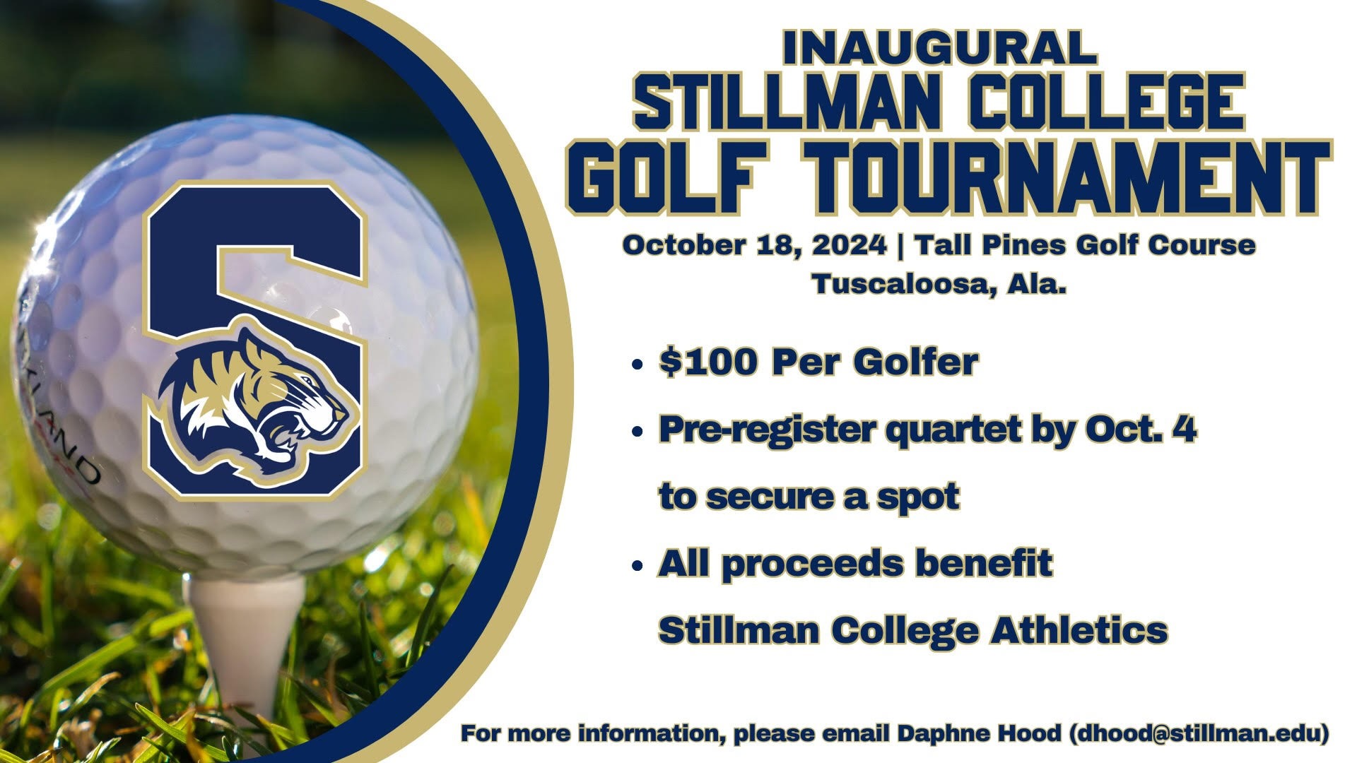 2024 Stillman College Athletics Golf Tournament
