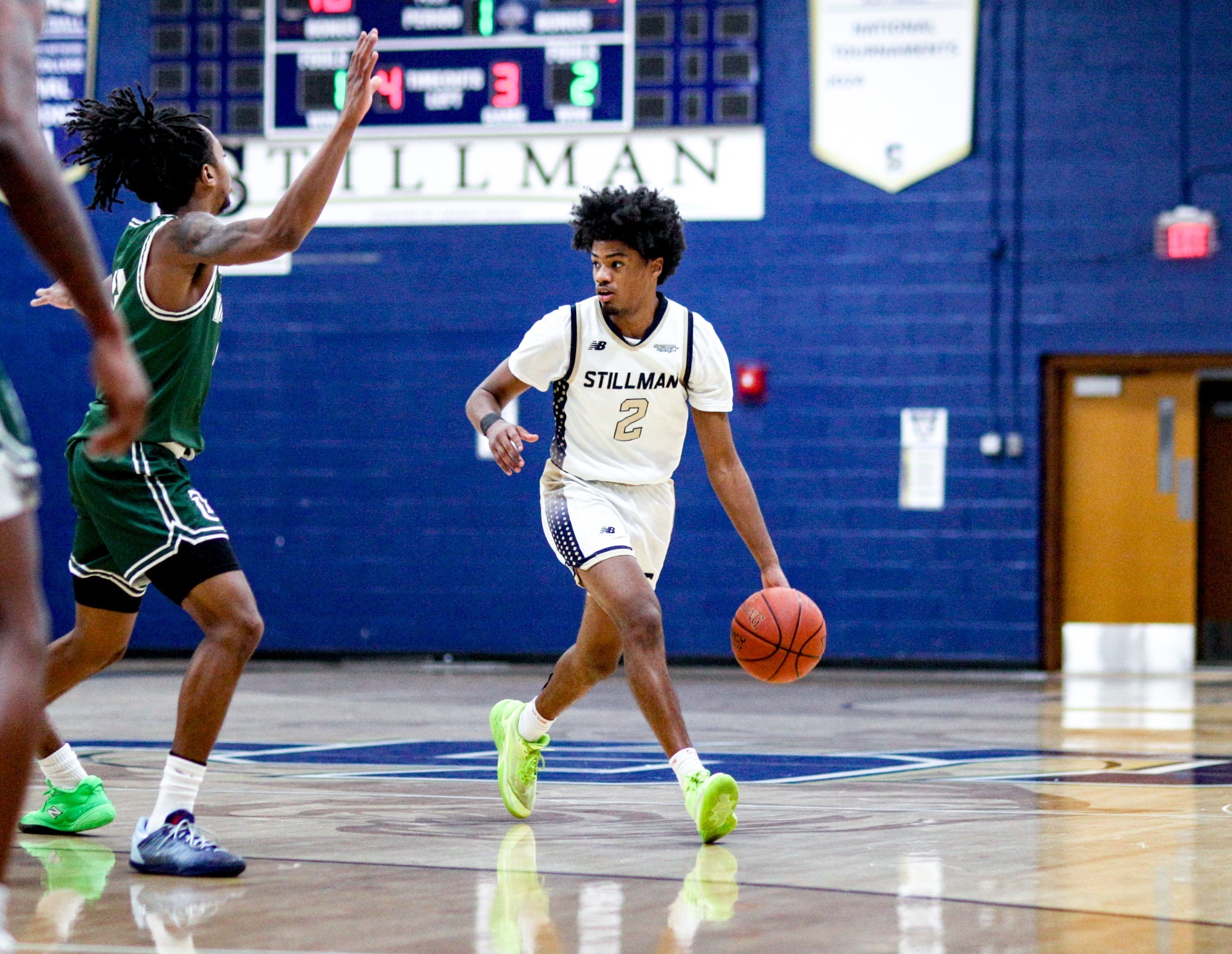 Joshua Price dribbling