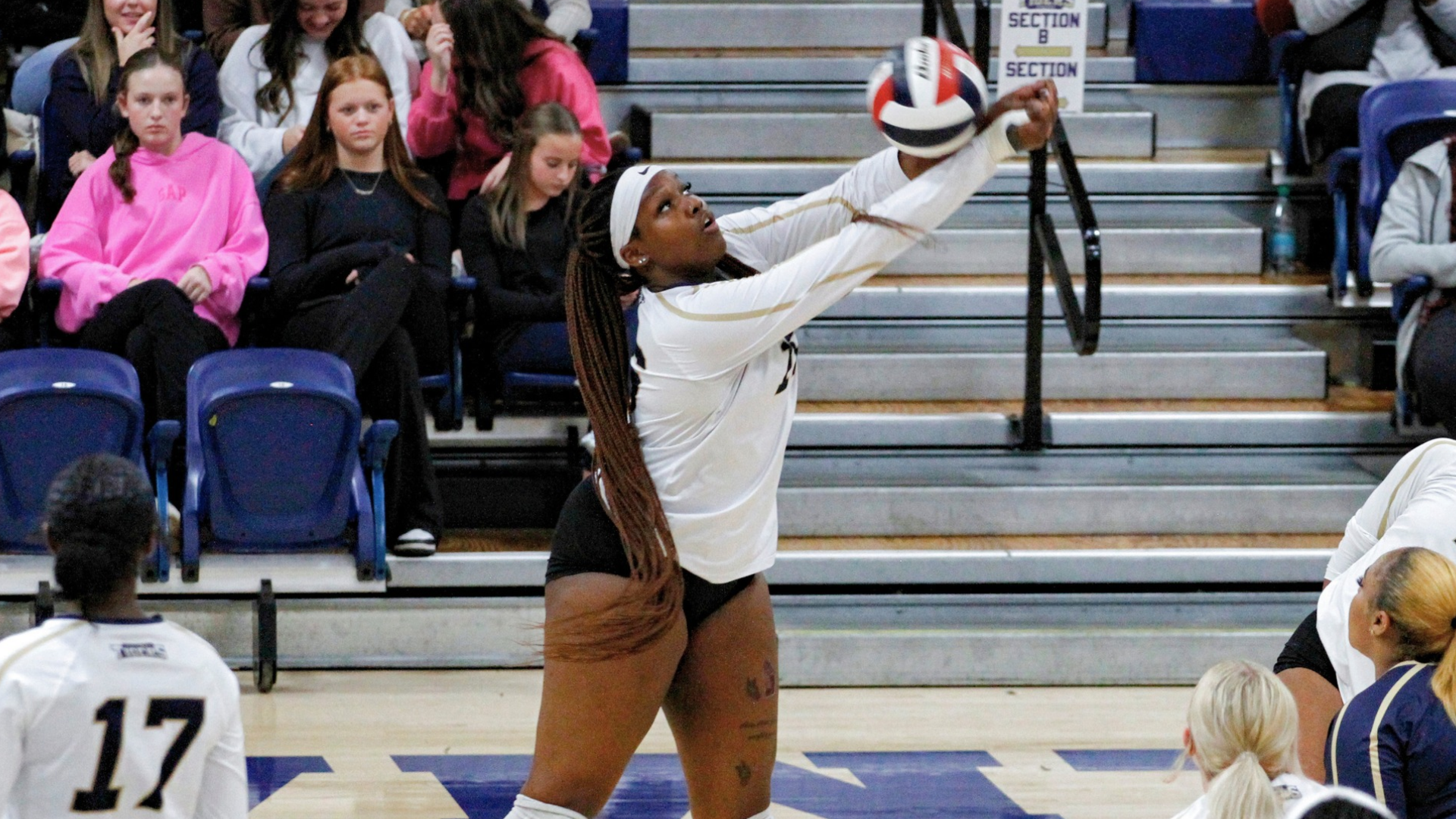 Ava Cameron keeps the rally alive
