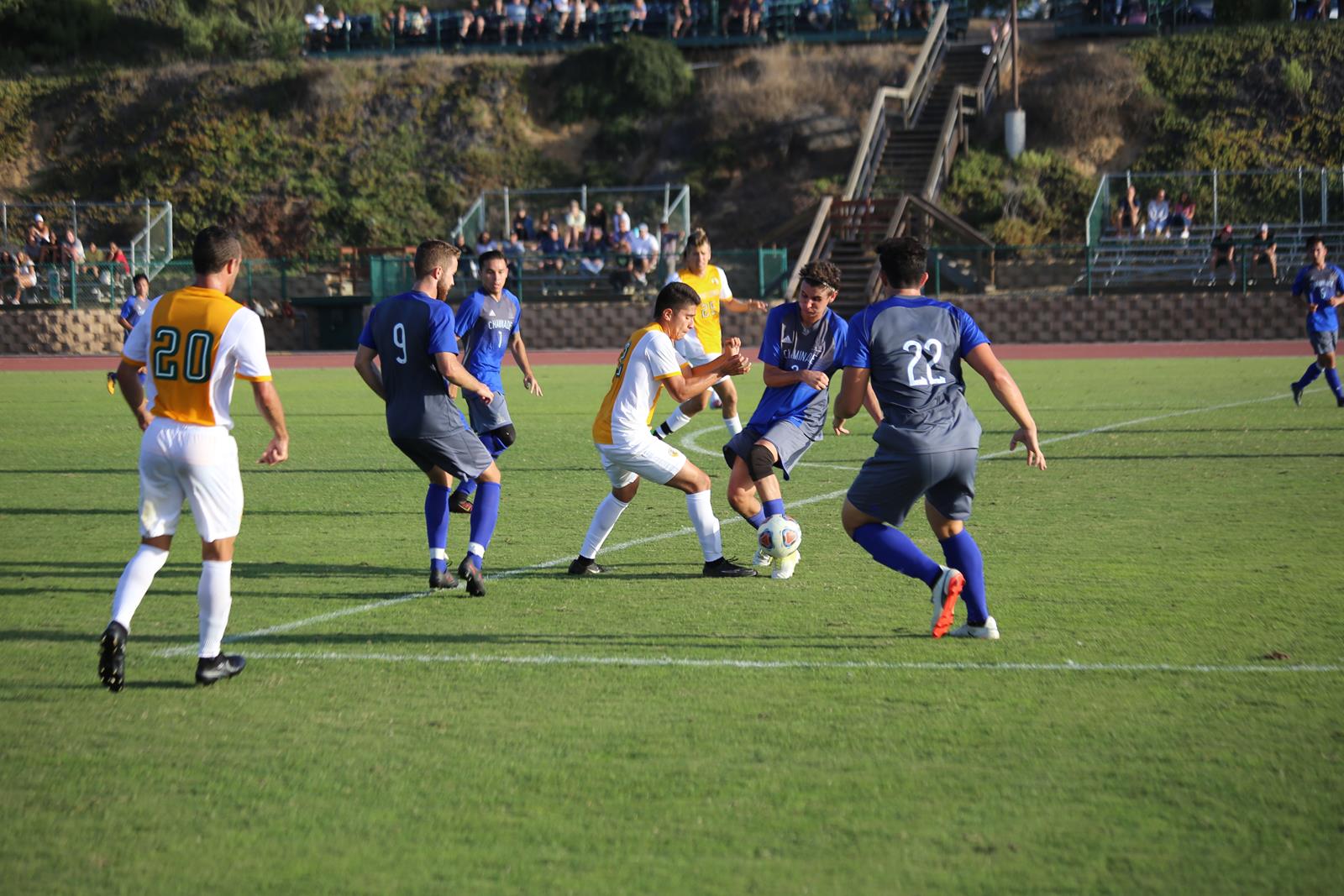 Men’s Soccer Falls Short at Point Loma Chaminade University Athletics