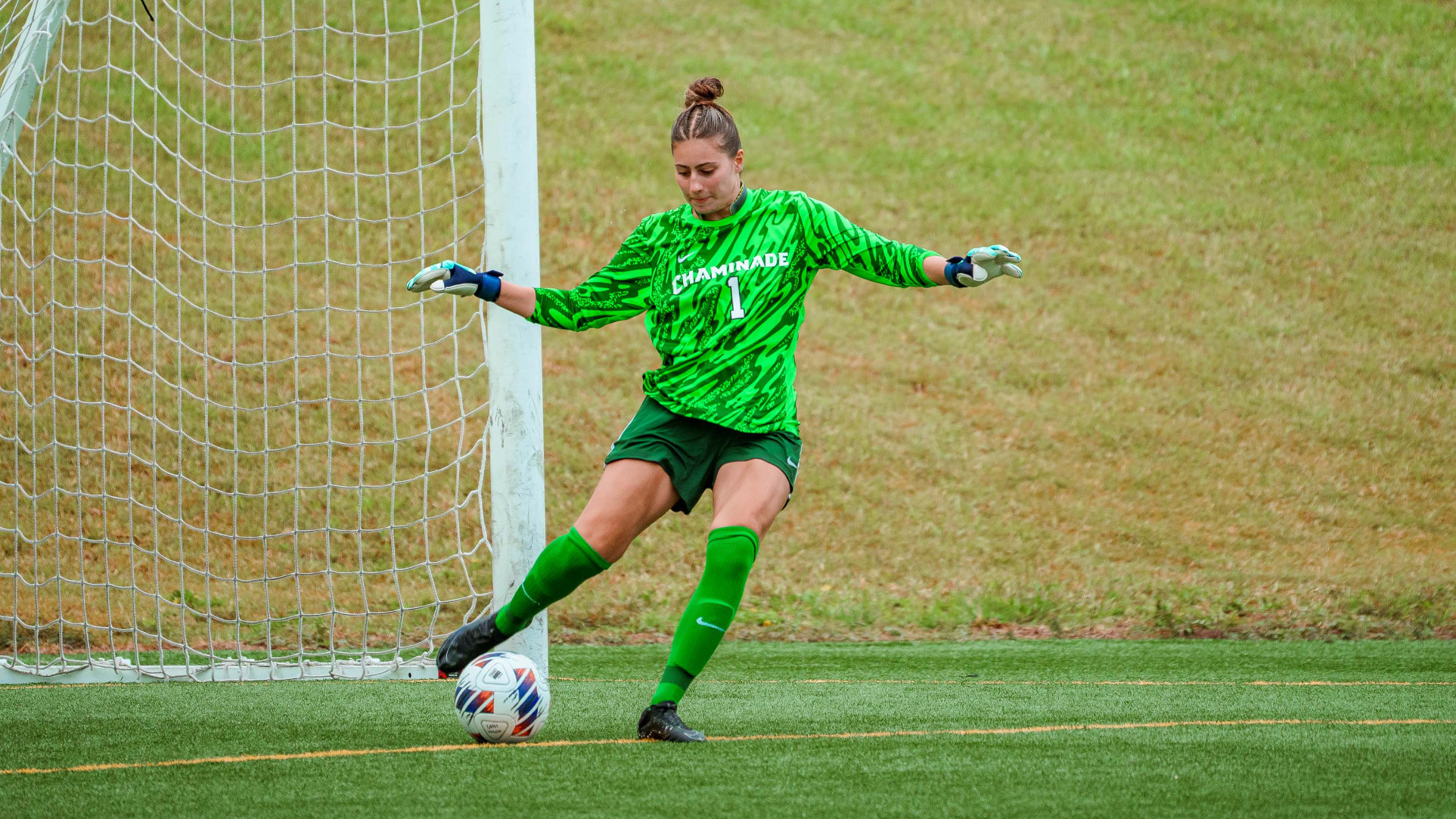 Maddie Merrick goal kick vs. Westminster