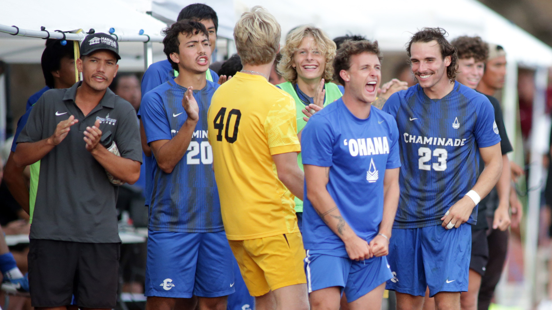 MSOC bench vs. Westmont